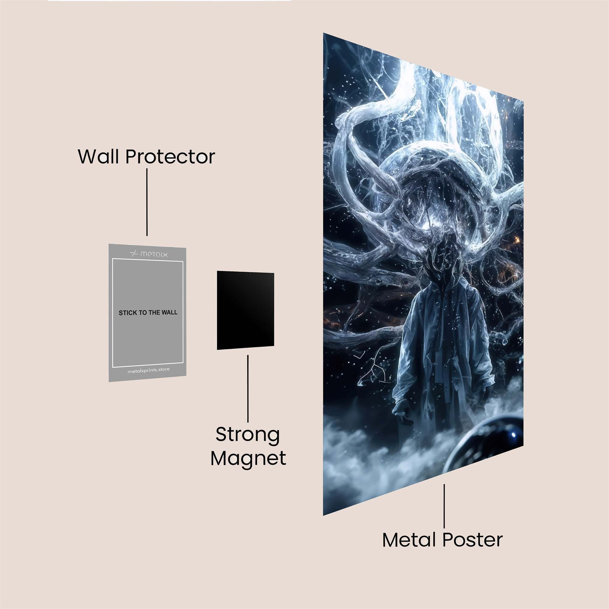 Dragon Gaze Safe Wall Magnetic / M
