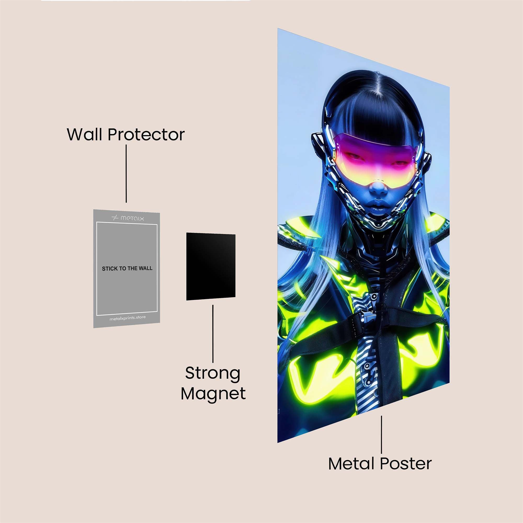 Ghost Ignition Safe Wall Magnetic / M