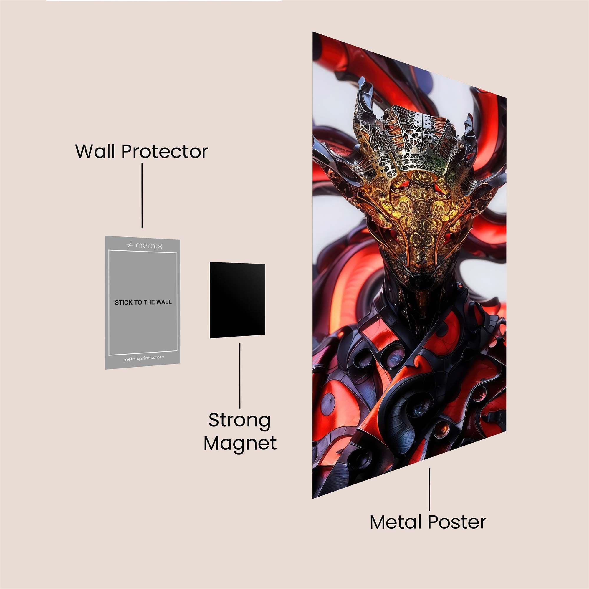 Captain Radiance Safe Wall Magnetic / M