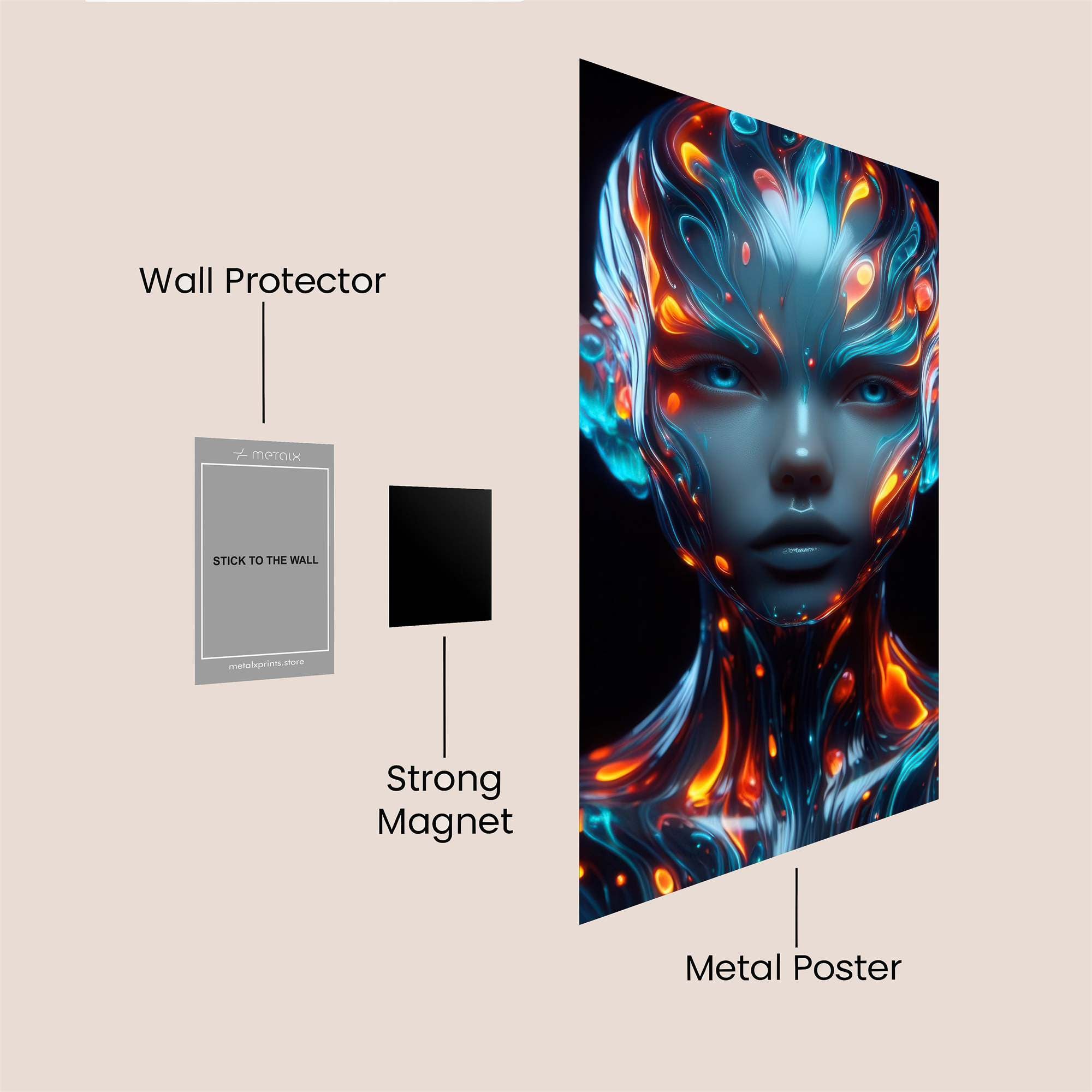 Jaguar Ignition Safe Wall Magnetic / M