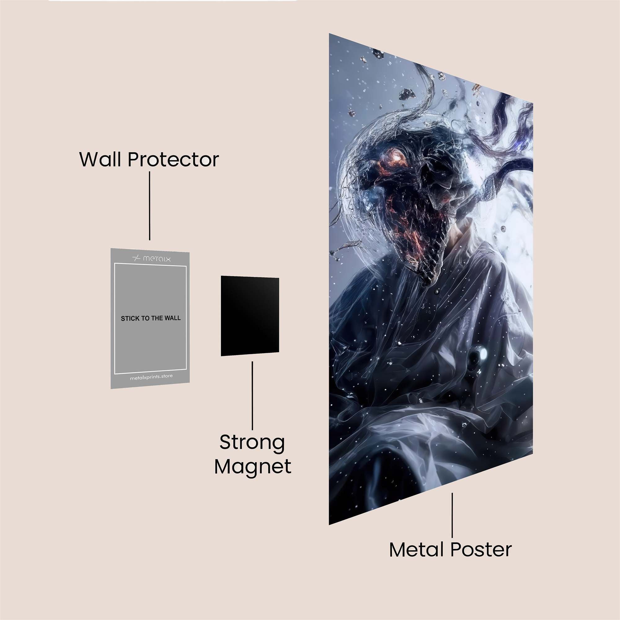 Dragon Blaze Safe Wall Magnetic / M