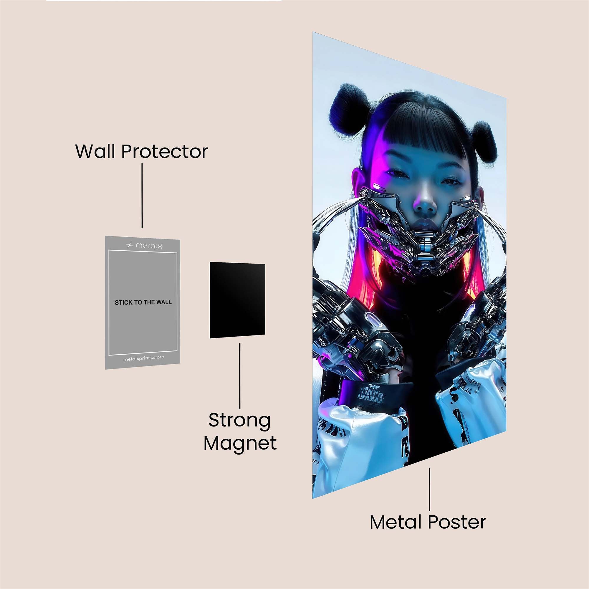 Harry Squatter Safe Wall Magnetic / M