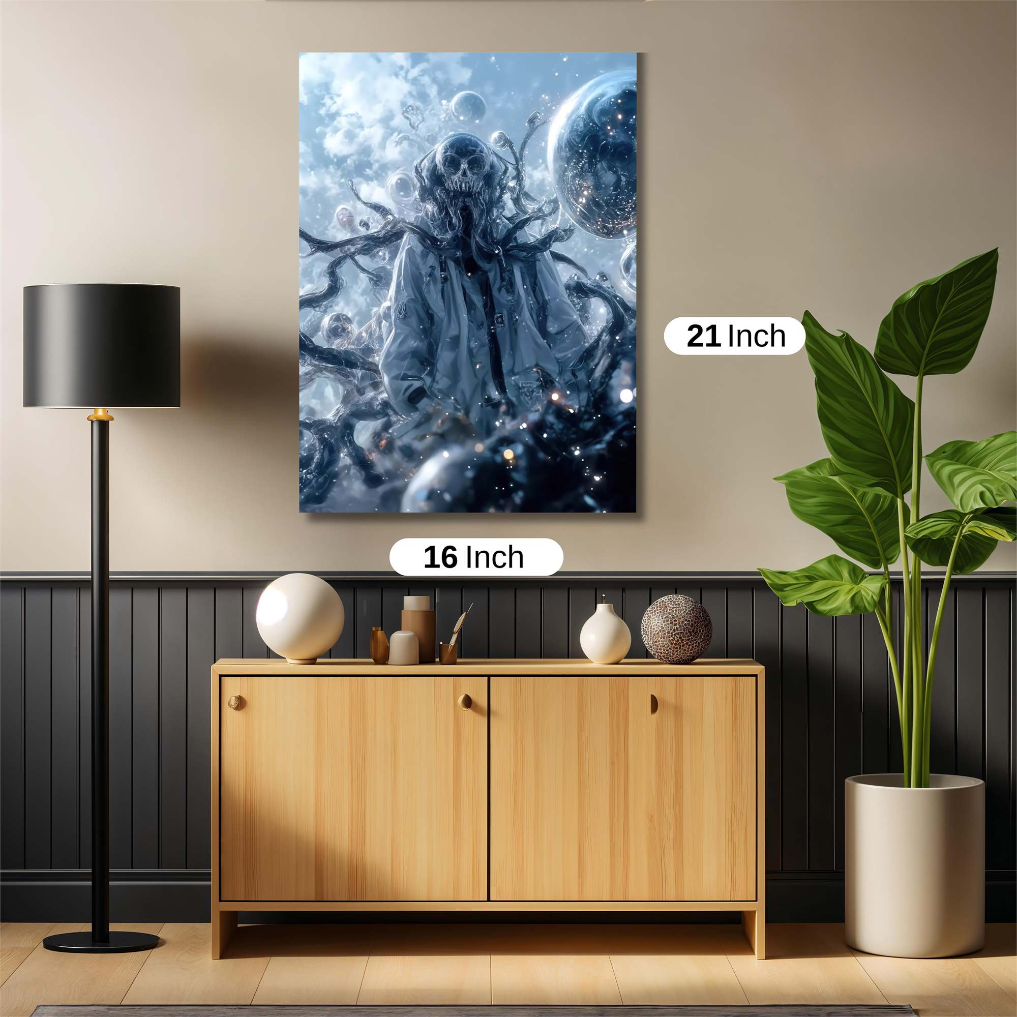 Cyber Serenity Safe Wall Magnetic / M