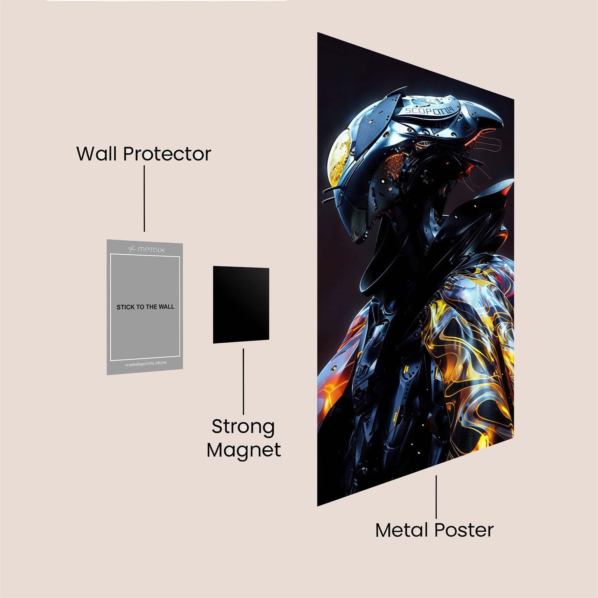 Camera Radiant Safe Wall Magnetic / M