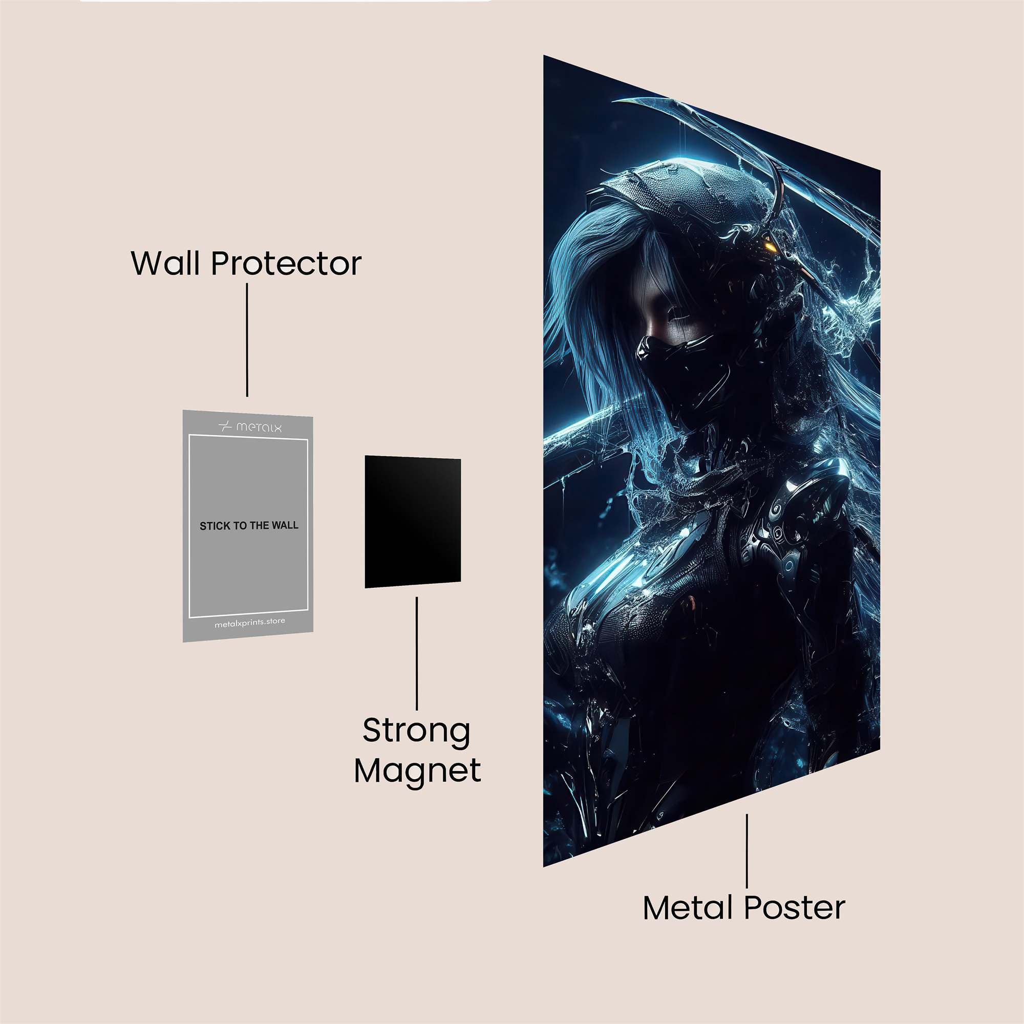 Neon Beast Safe Wall Magnetic / M