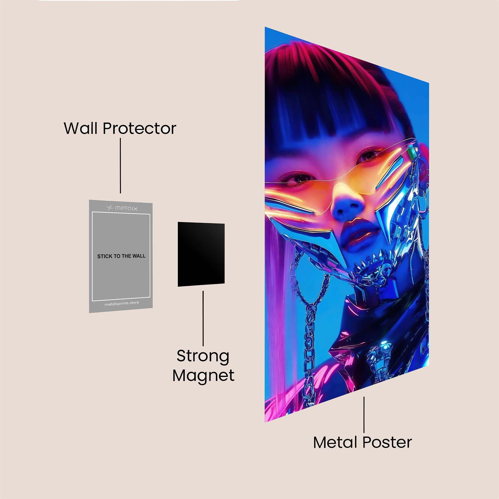 NeonDream Safe Wall Magnetic / M