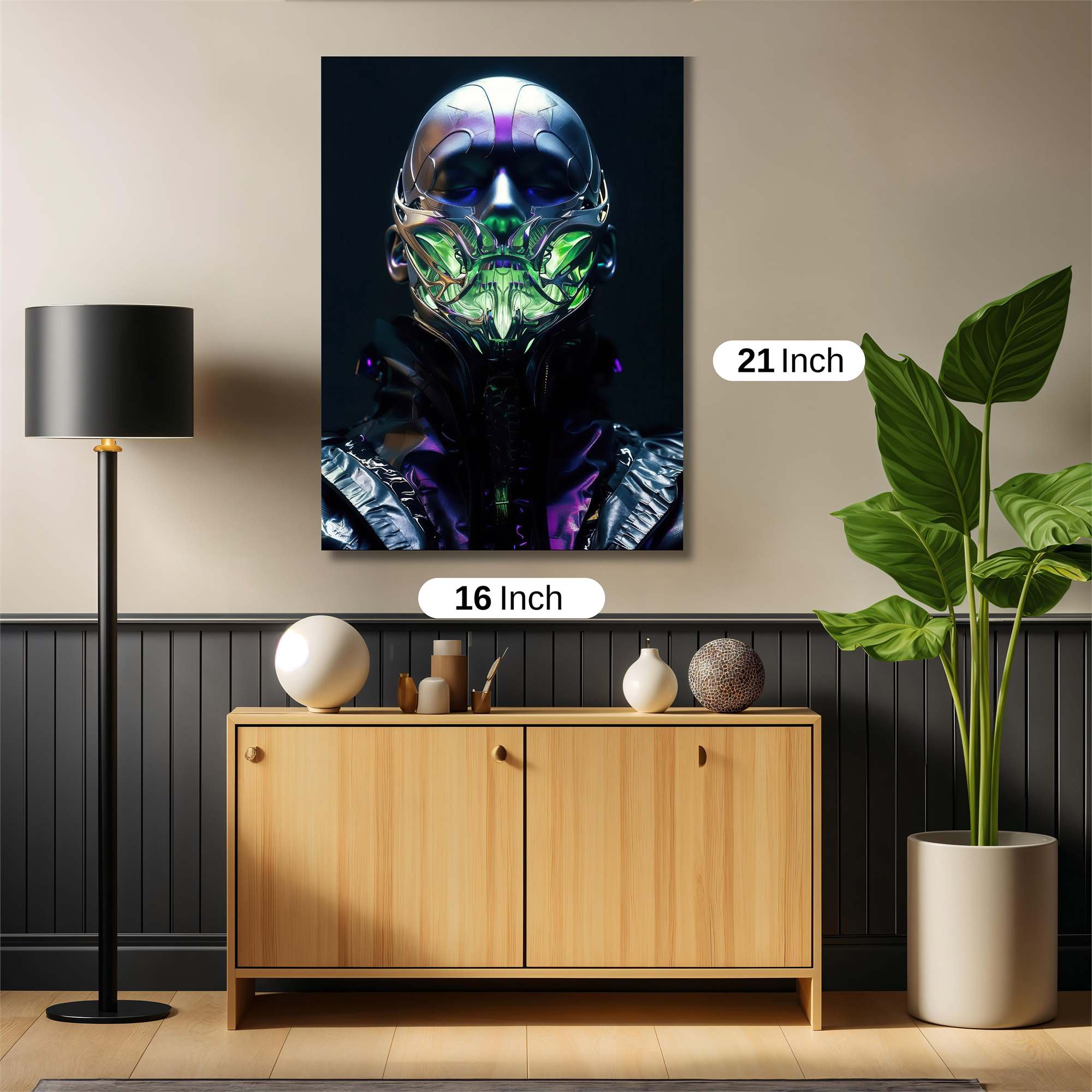 Neon Daisy Safe Wall Magnetic / M