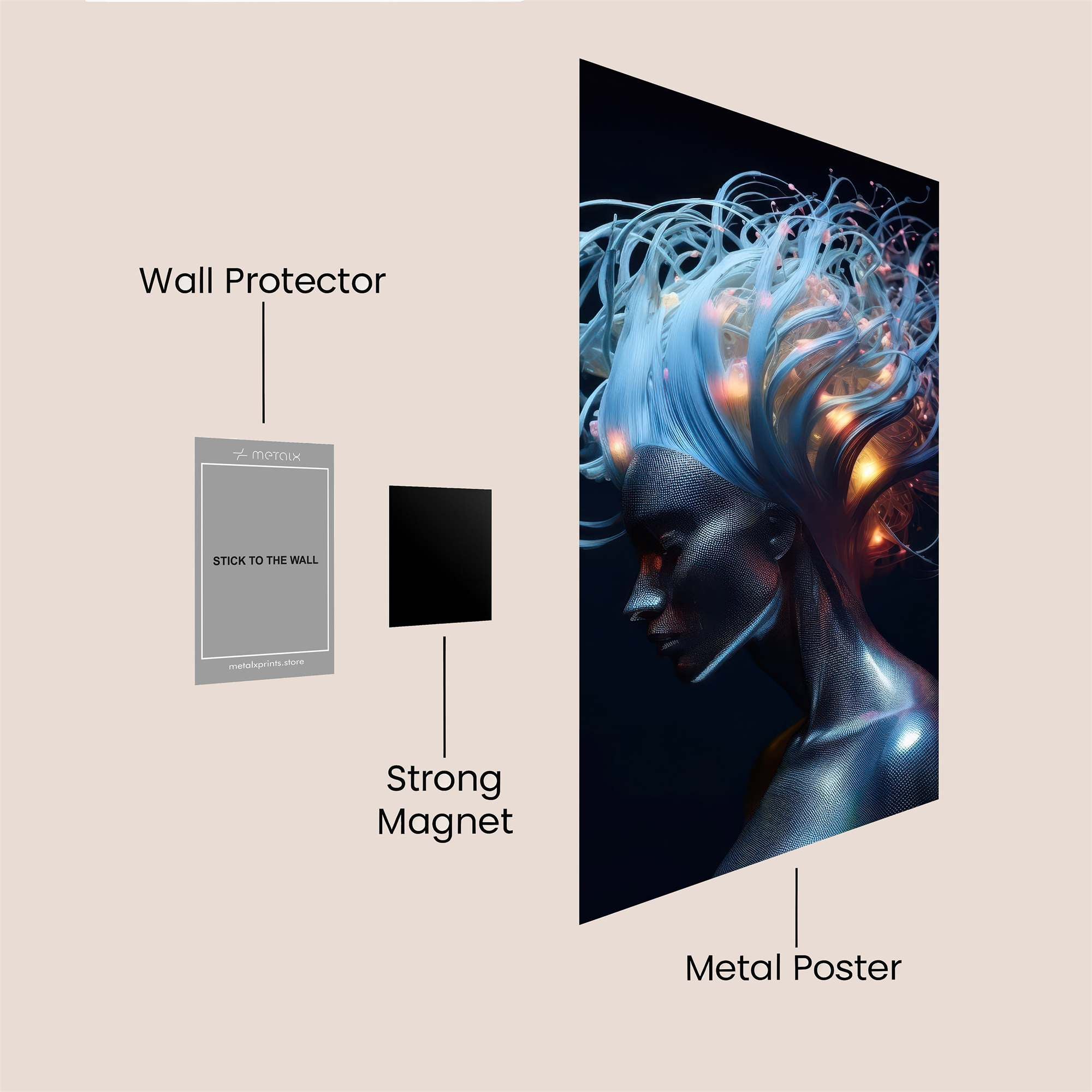 YinYang Radiance Safe Wall Magnetic / M