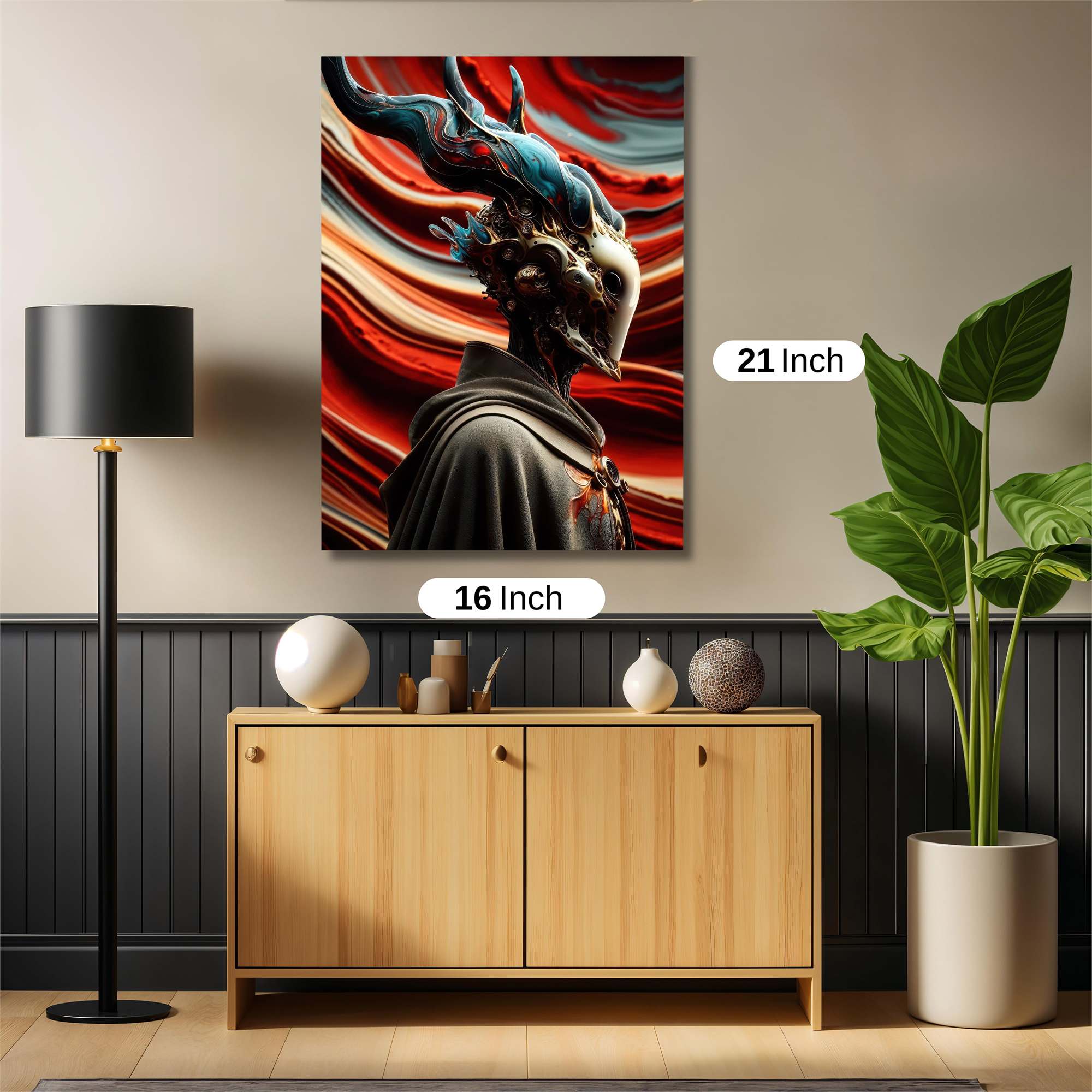 Lion Blaze Safe Wall Magnetic / M