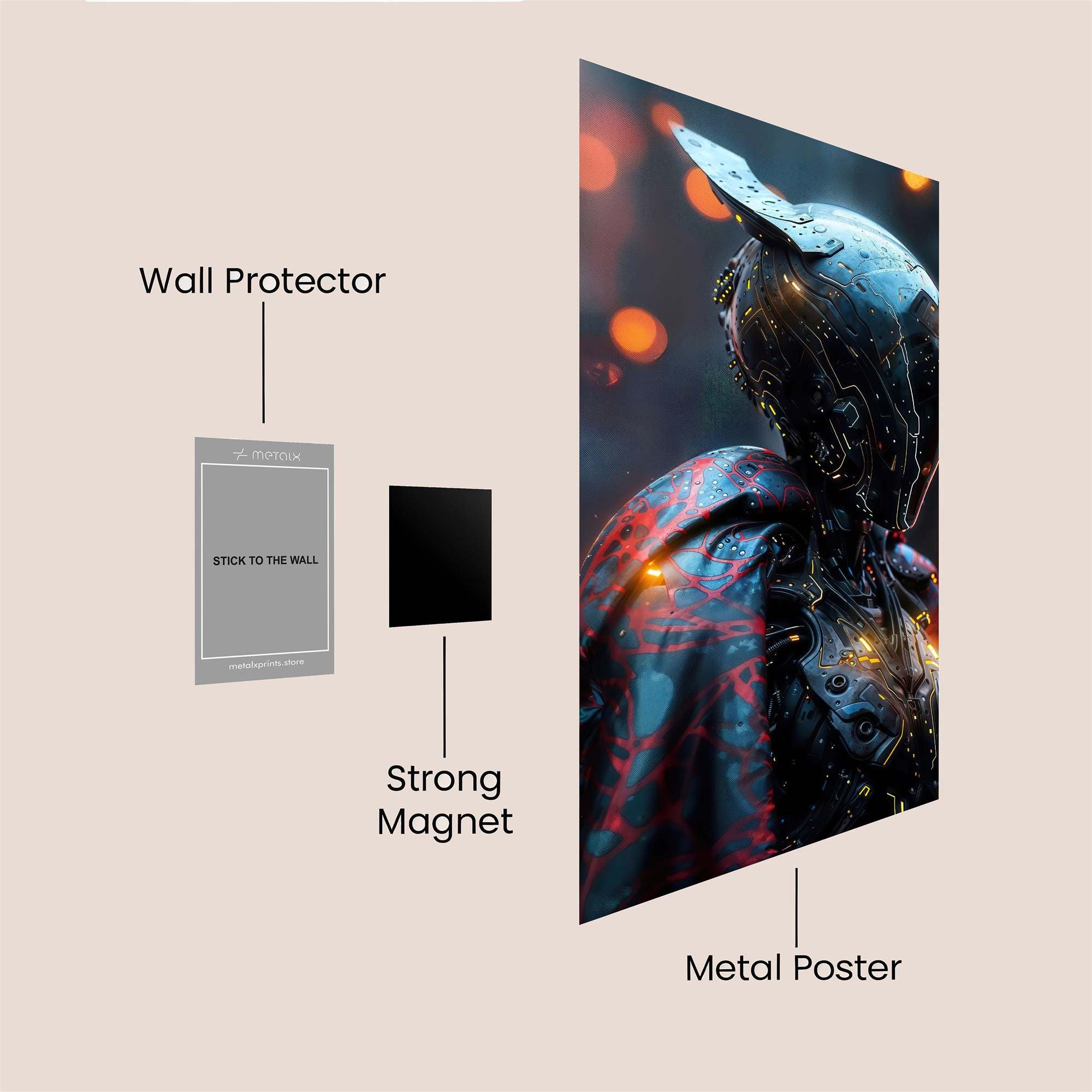 Lion Ethereal Safe Wall Magnetic / M