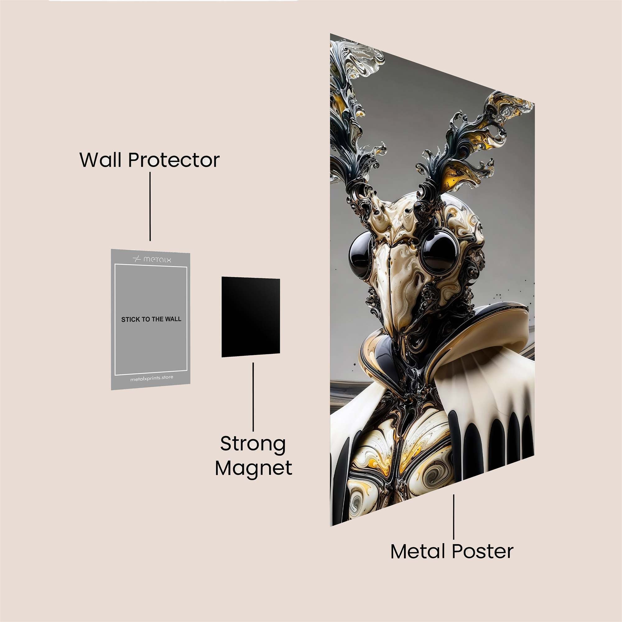 Lion Regal Safe Wall Magnetic / M