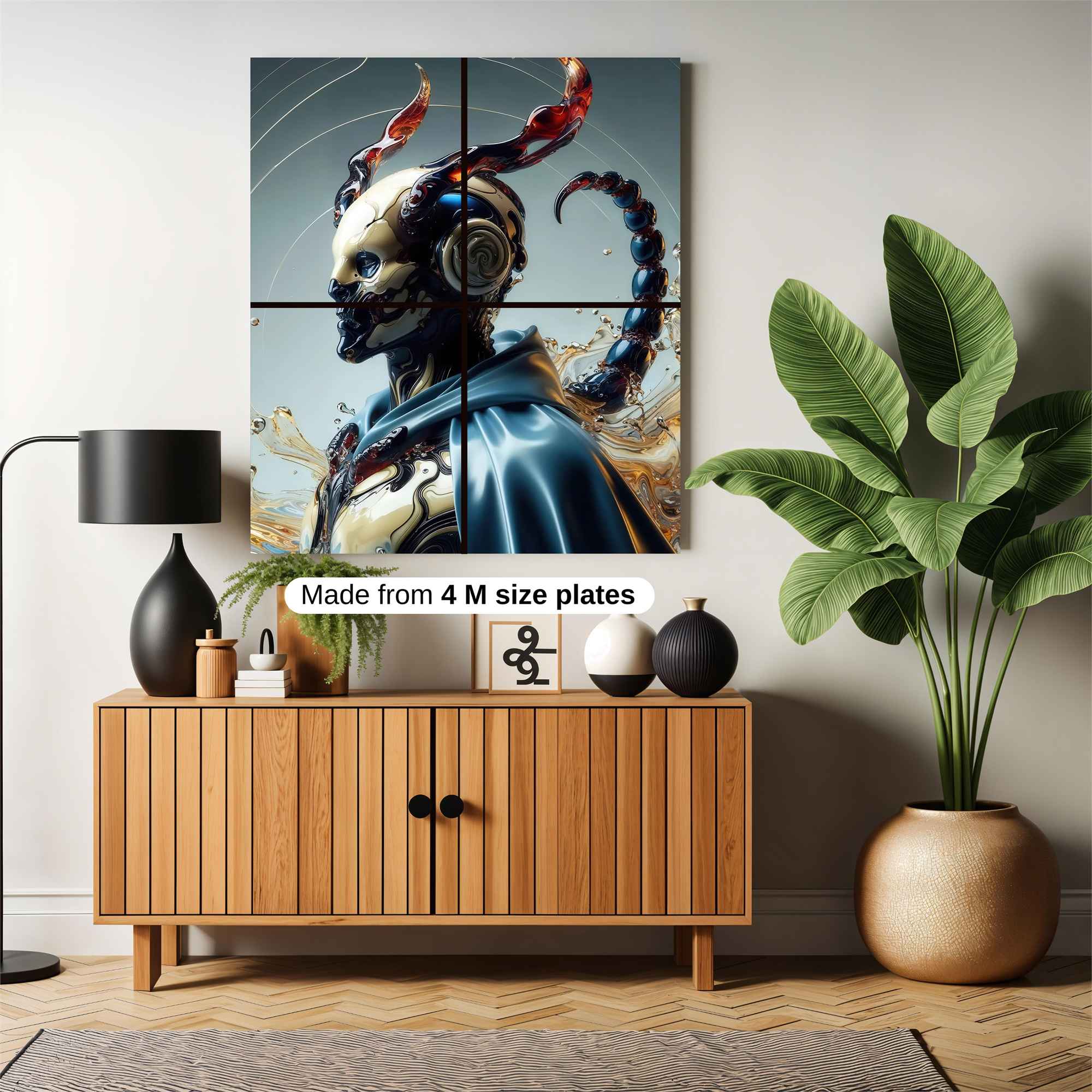 Lion Majestic Safe Wall Magnetic / M