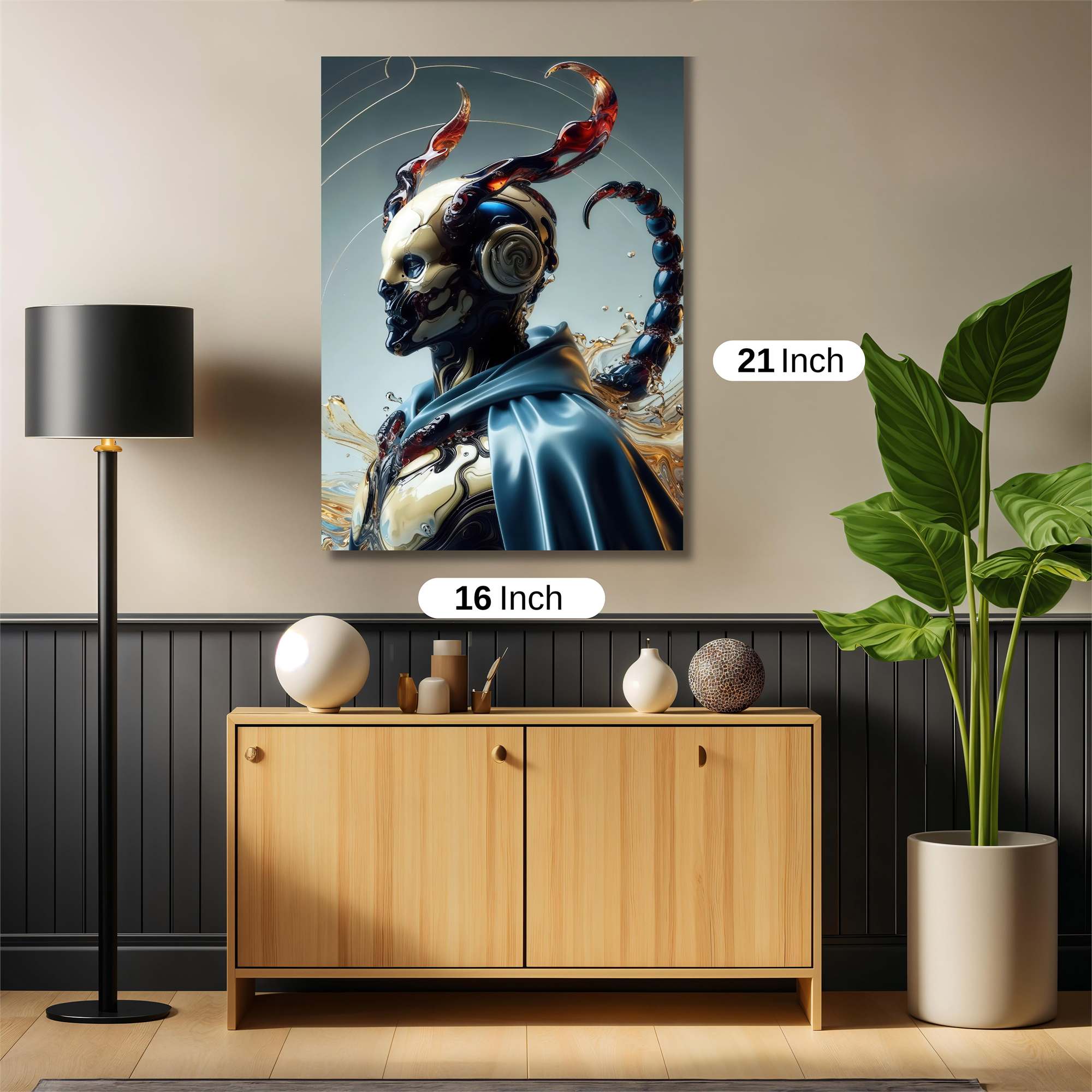 Lion Majestic Safe Wall Magnetic / M