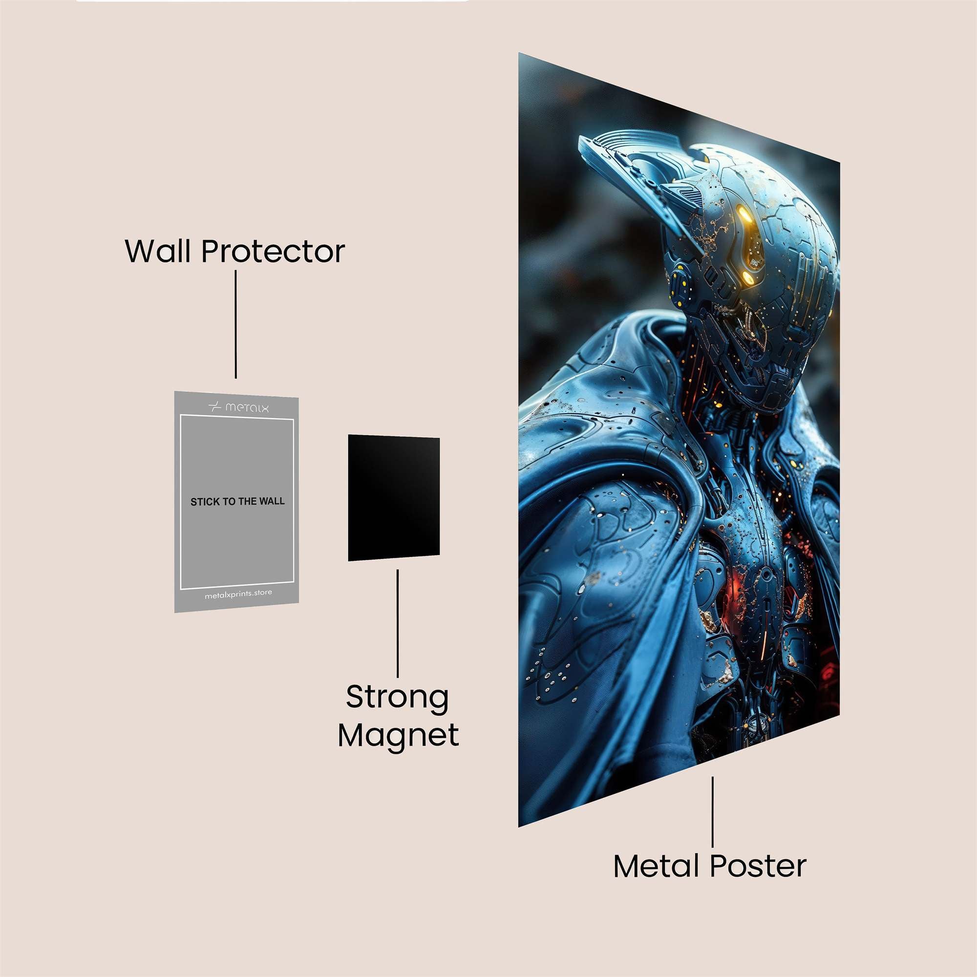 Lion Majesty Safe Wall Magnetic / M