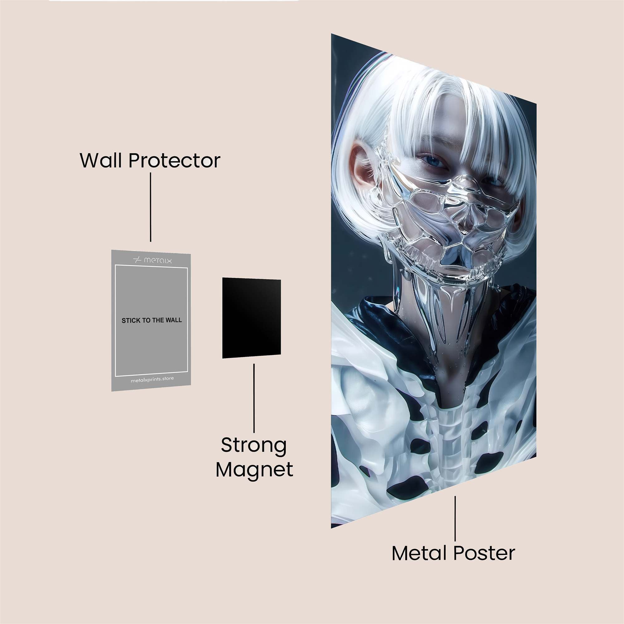 Lion Majesty Safe Wall Magnetic / M