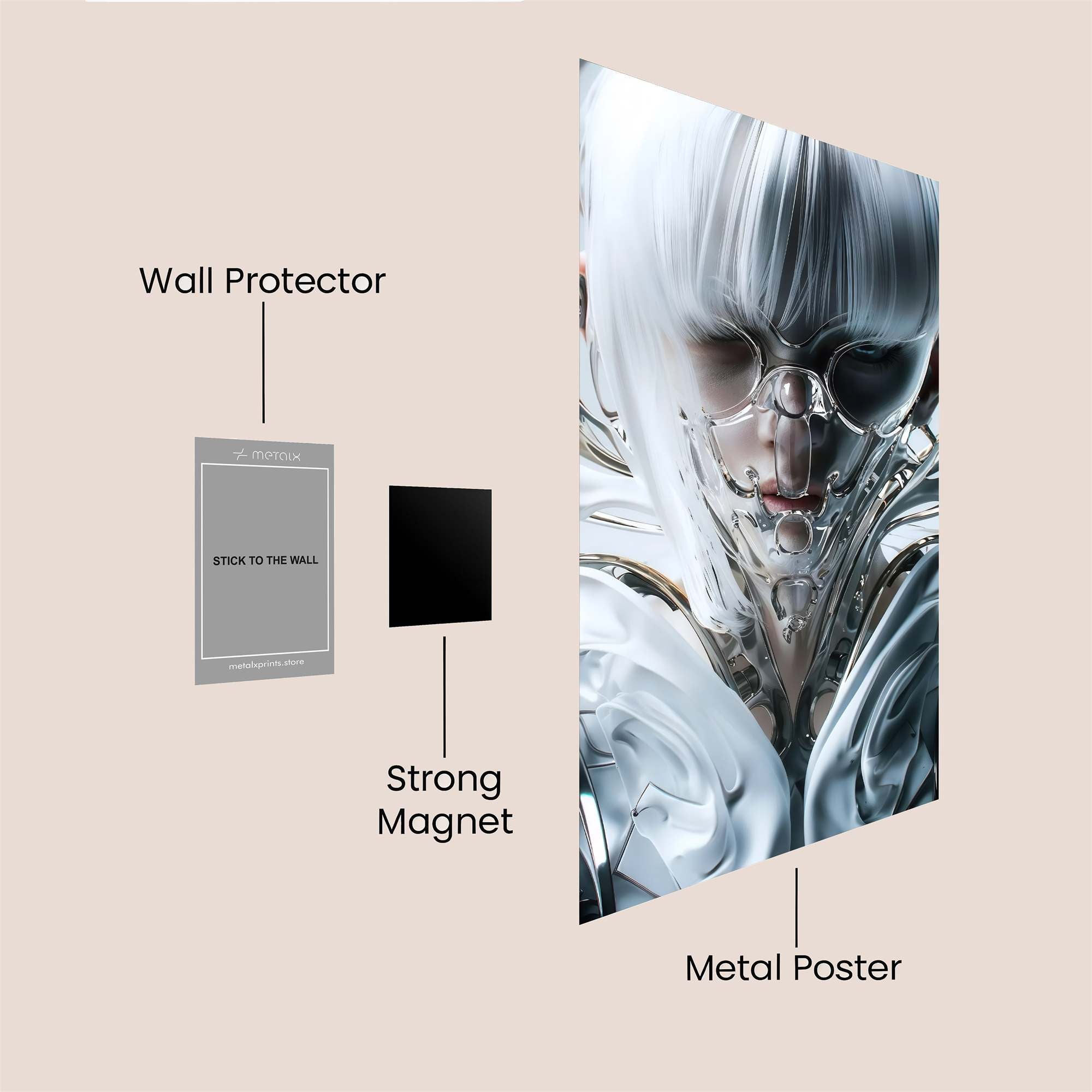 Ironman Radiant Safe Wall Magnetic / M