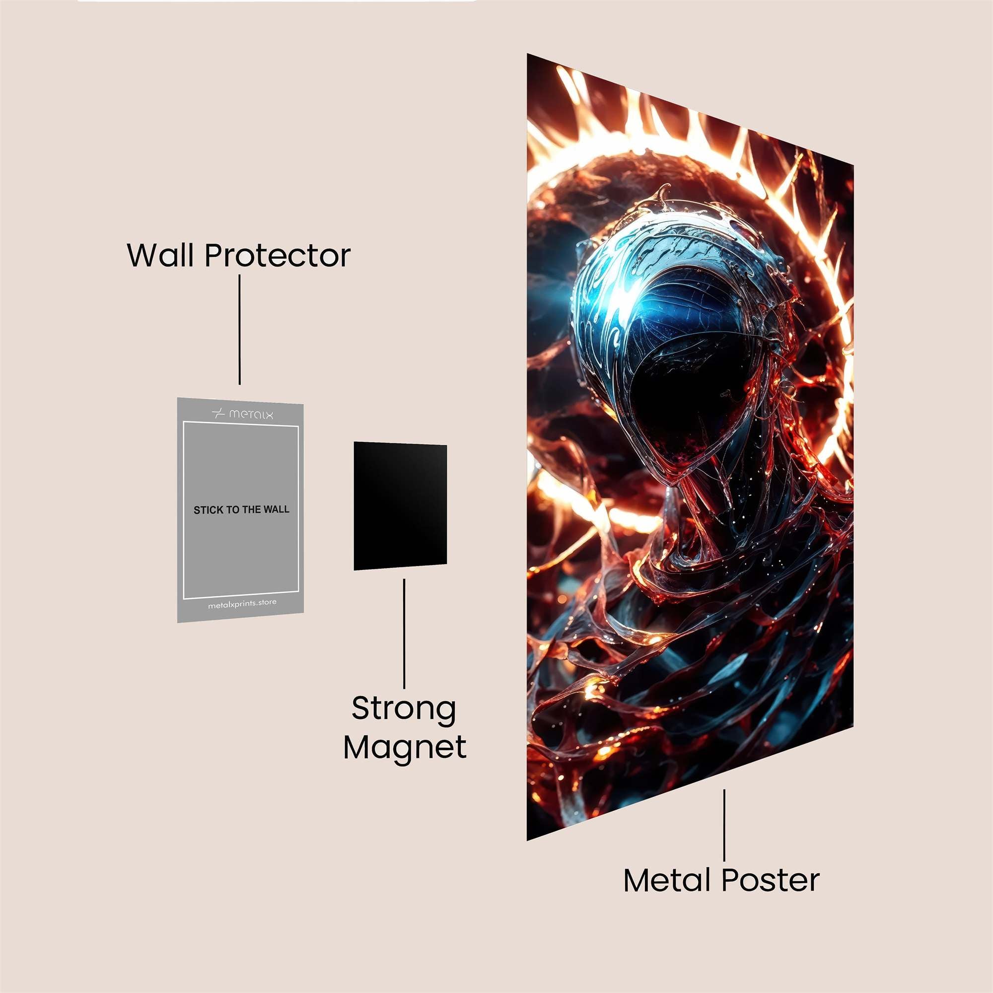 Wolverine Radiant Safe Wall Magnetic / M