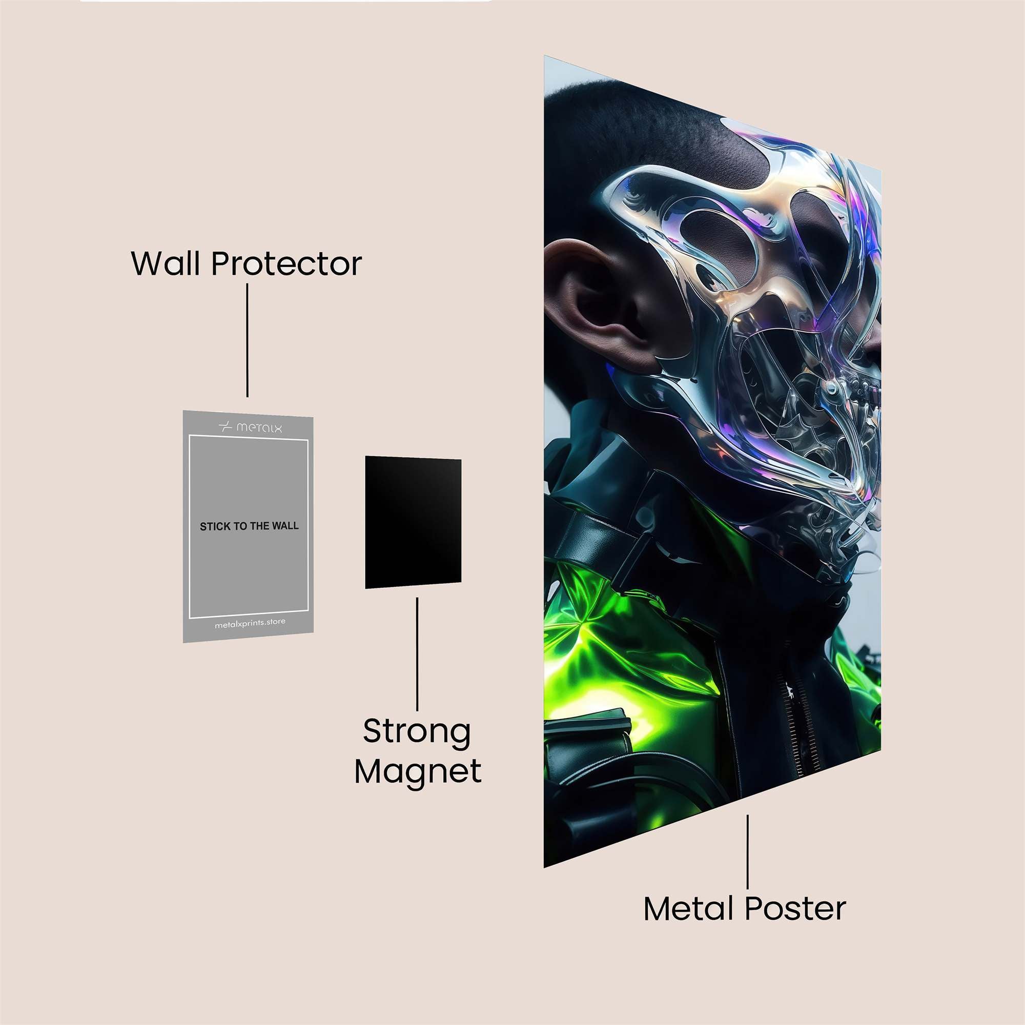 Wonder Blaze Safe Wall Magnetic / M