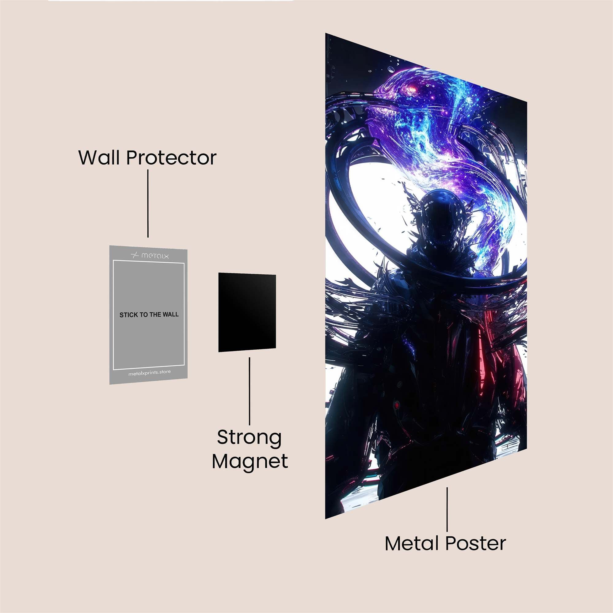 Flash Blaze Safe Wall Magnetic / M