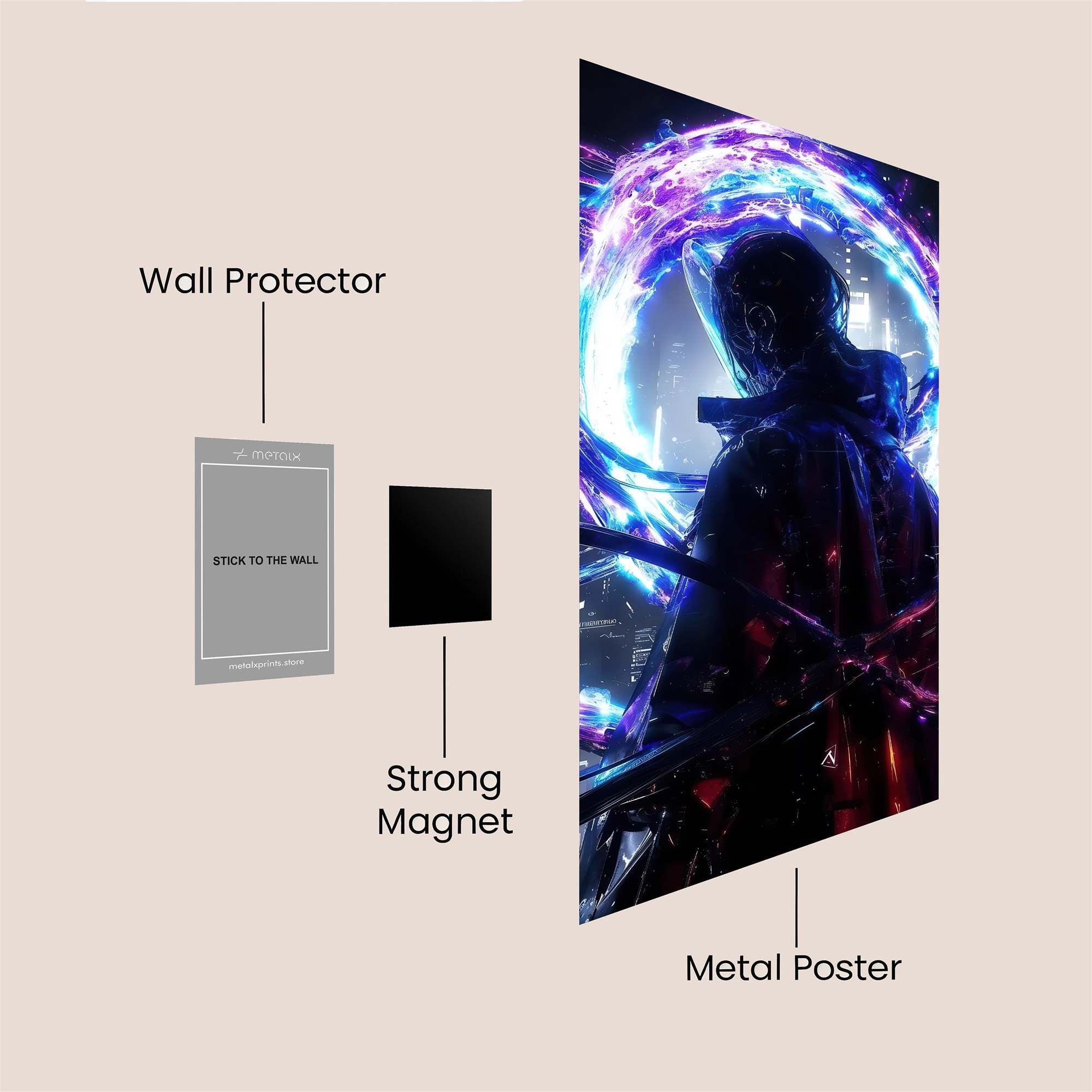 Lion Majestic Safe Wall Magnetic / M