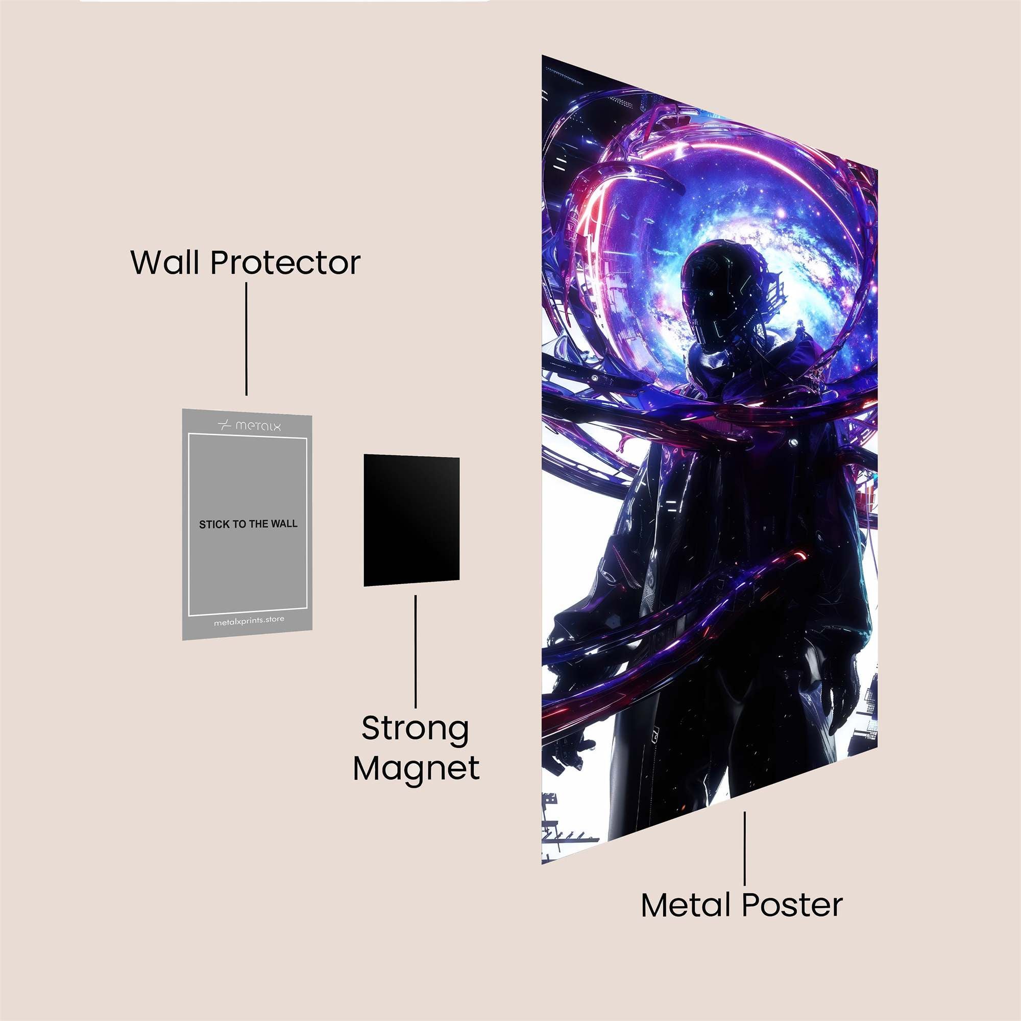 YinYang Radiance Safe Wall Magnetic / M