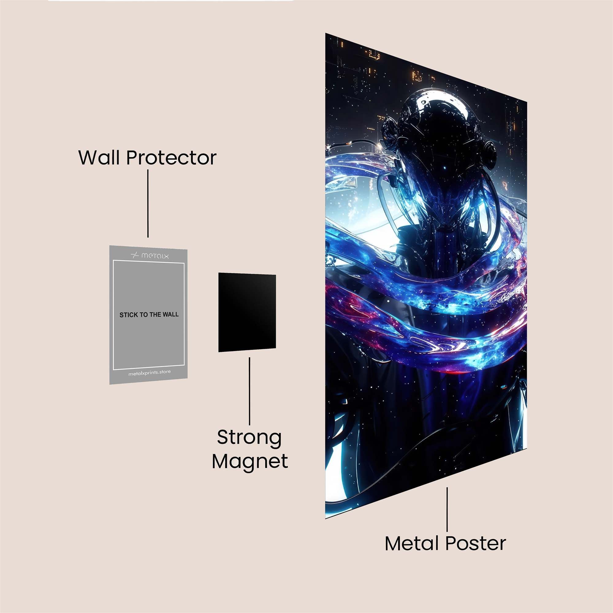 ChronoWraith Safe Wall Magnetic / M