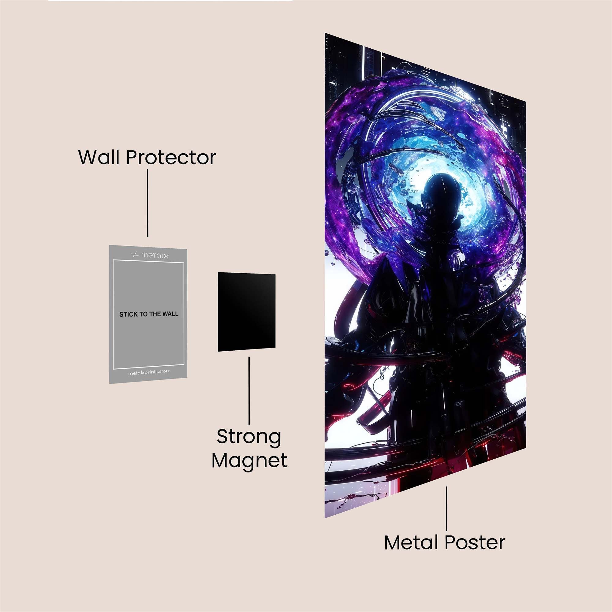 Copper Elegance Safe Wall Magnetic / M