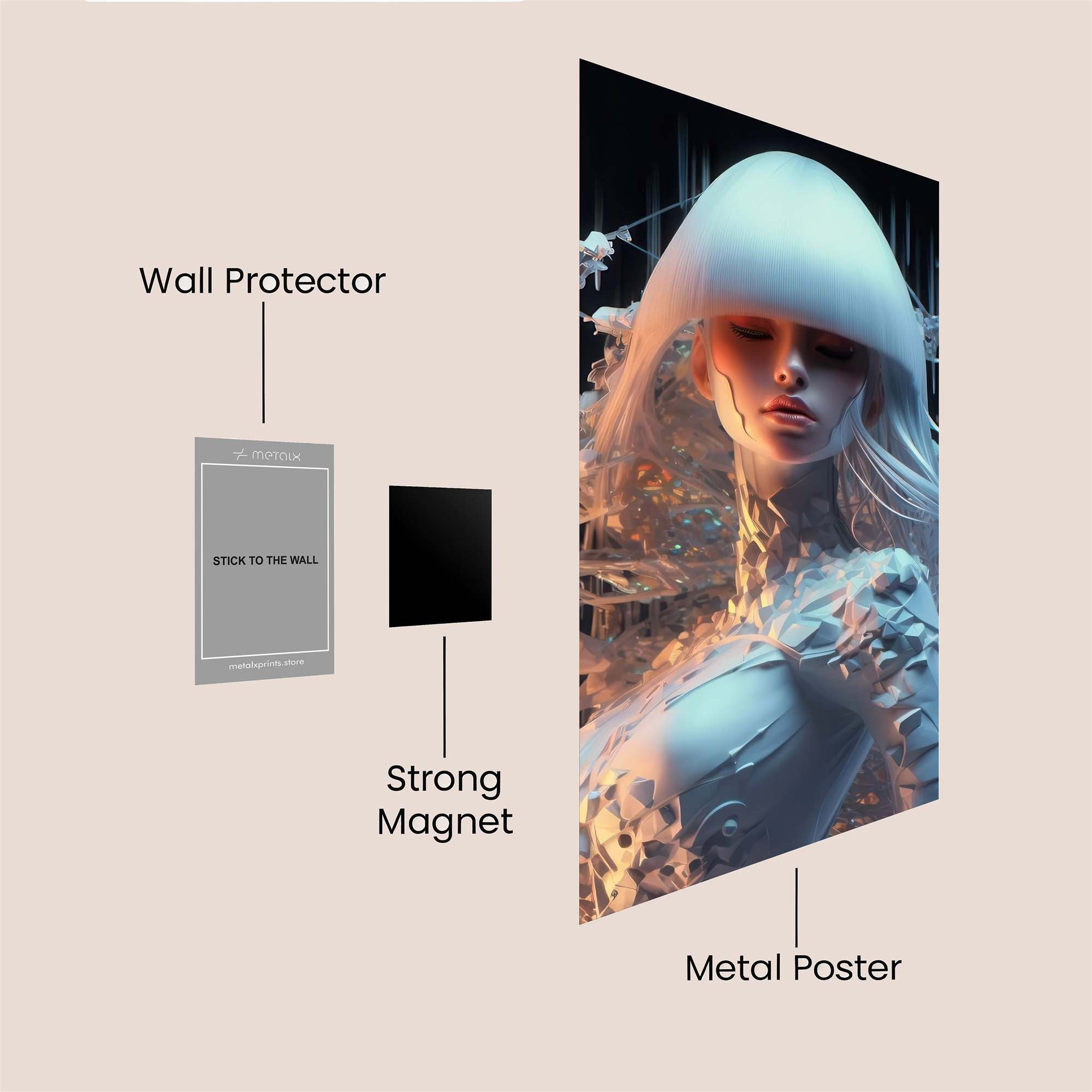 Dragon Fierce Safe Wall Magnetic / M