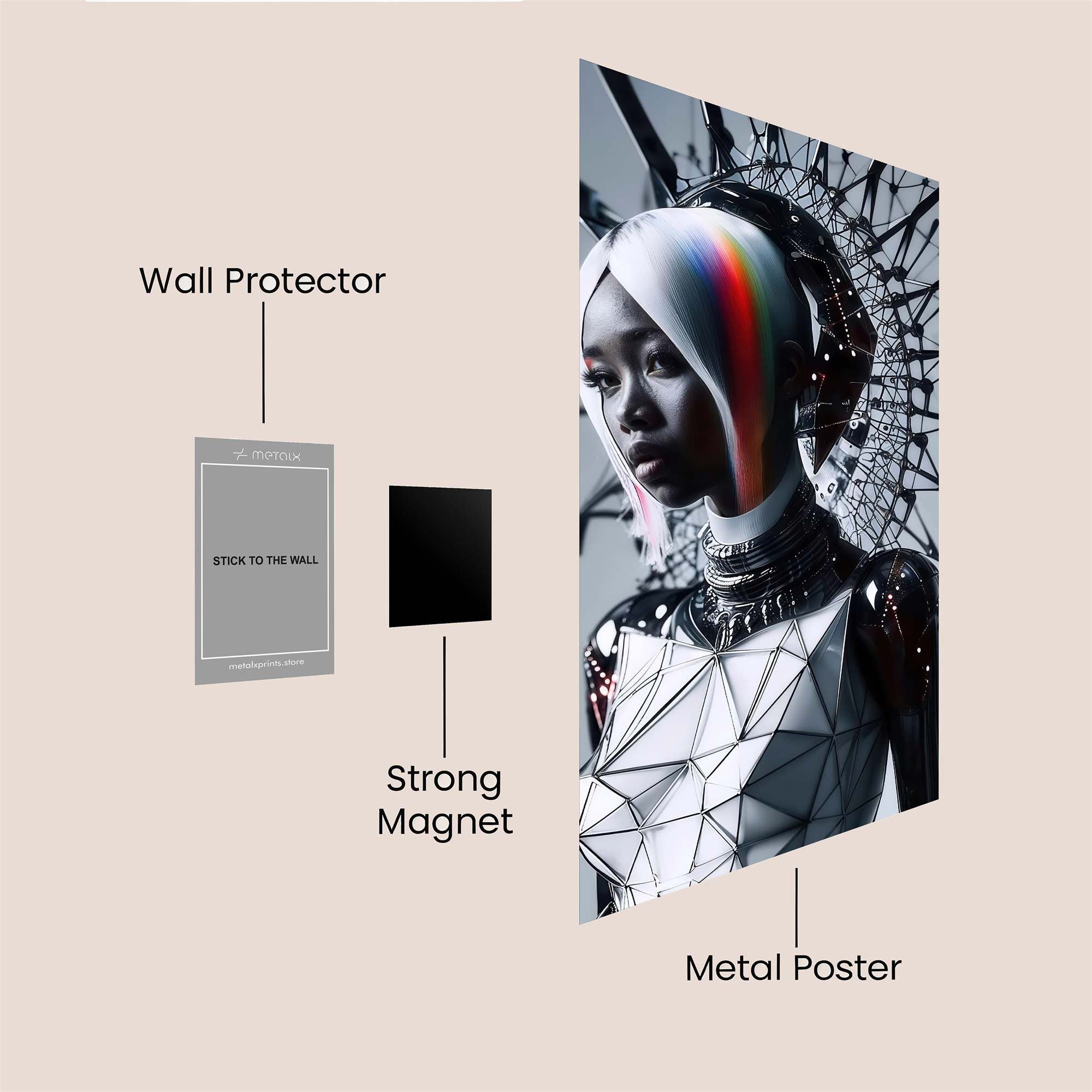 Lion Enigma Safe Wall Magnetic / M