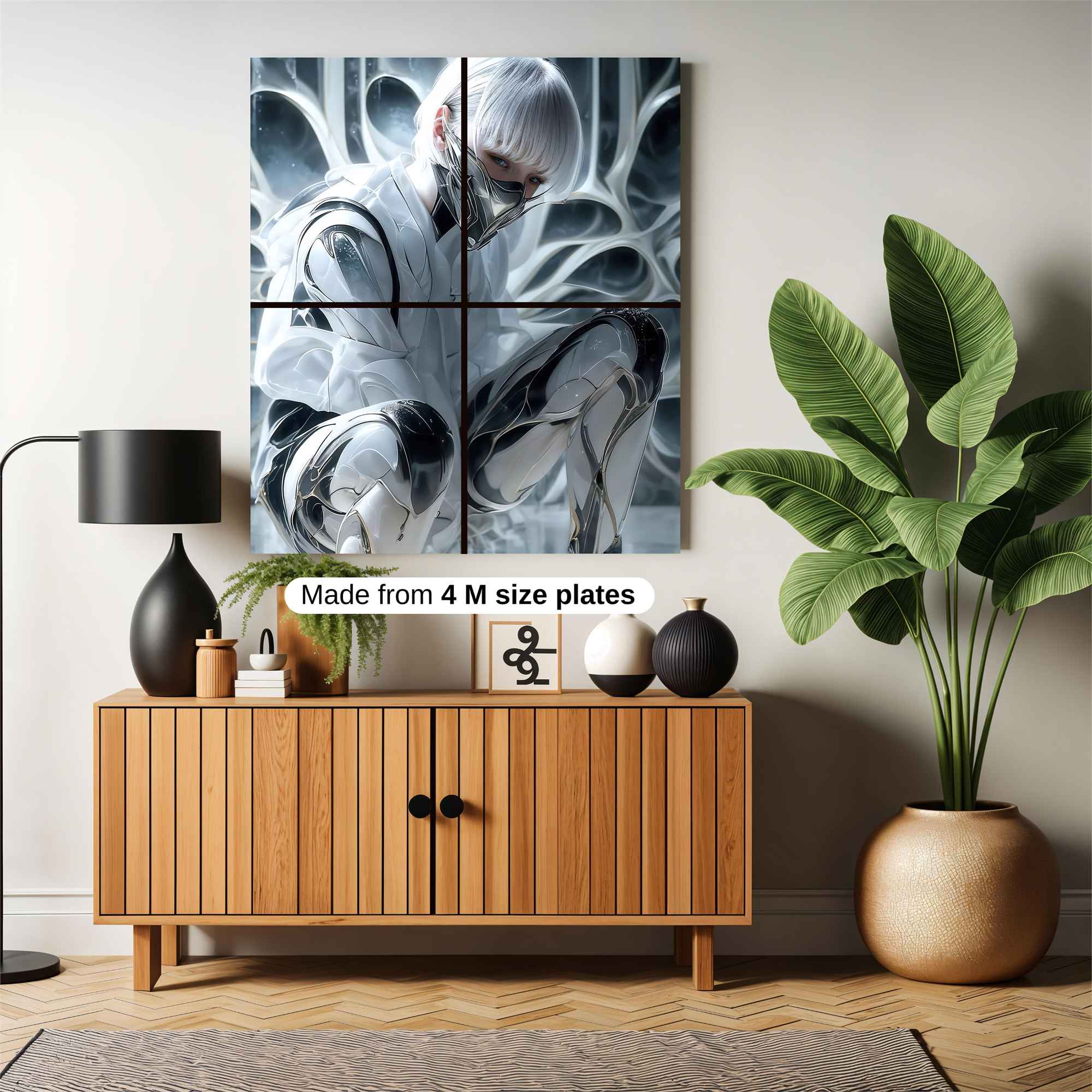 YinYang Glow Safe Wall Magnetic / M