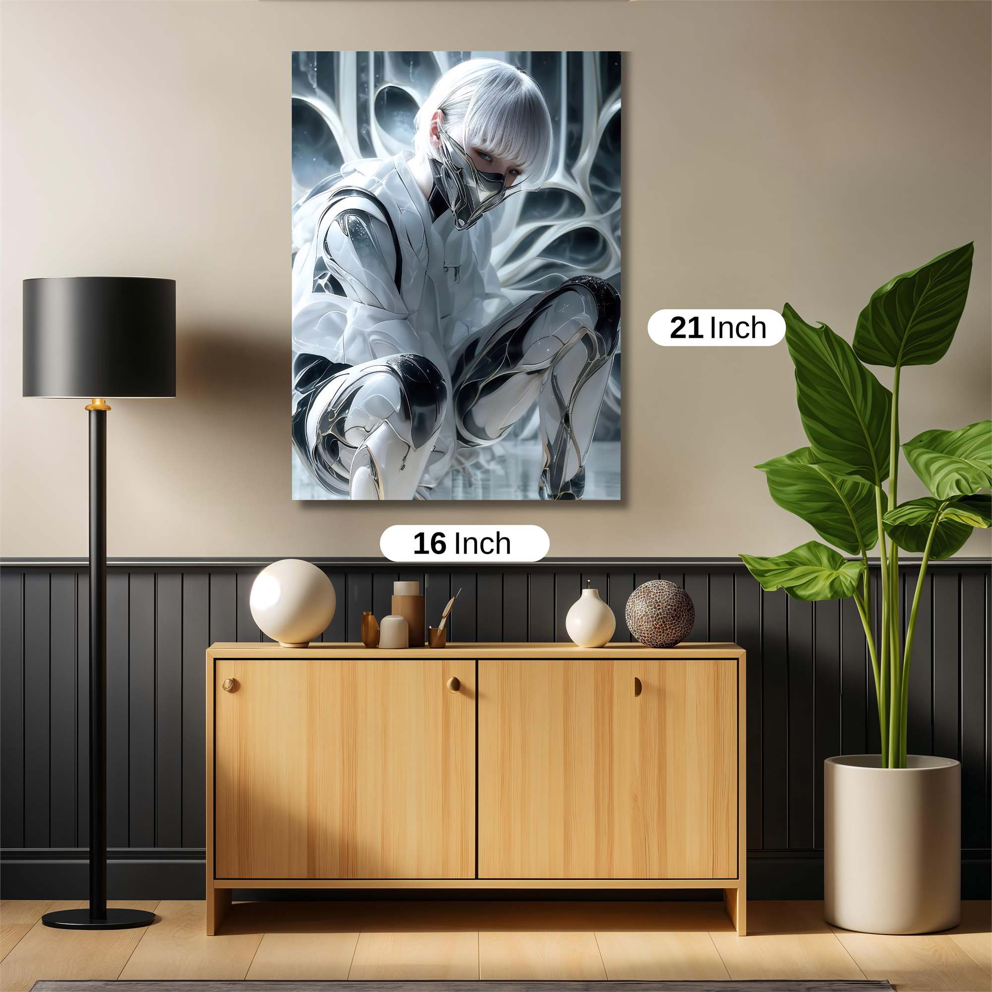 YinYang Glow Safe Wall Magnetic / M