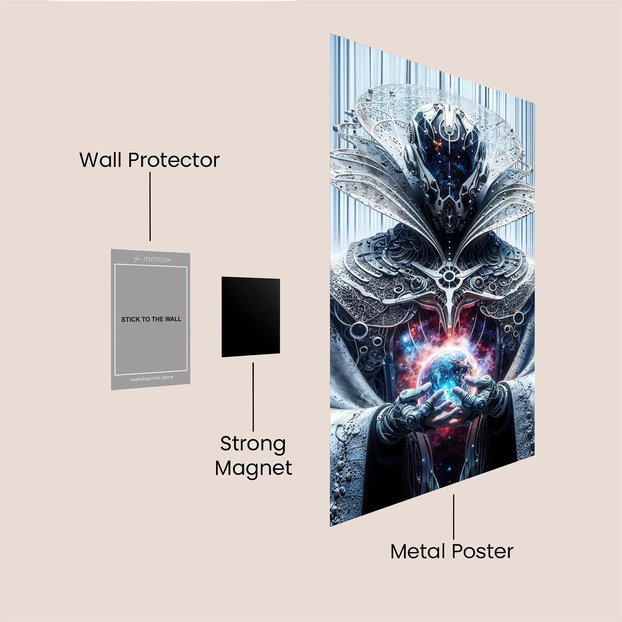 Heart Enigma Safe Wall Magnetic / M