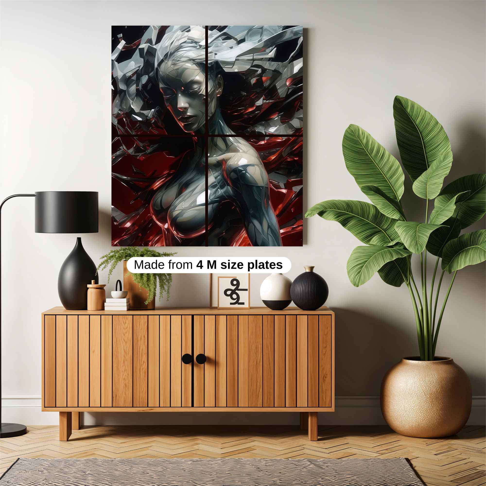 Santa Rebel Safe Wall Magnetic / M