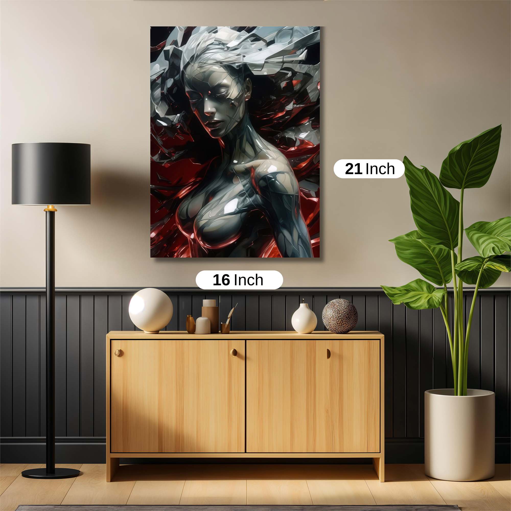 Santa Rebel Safe Wall Magnetic / M