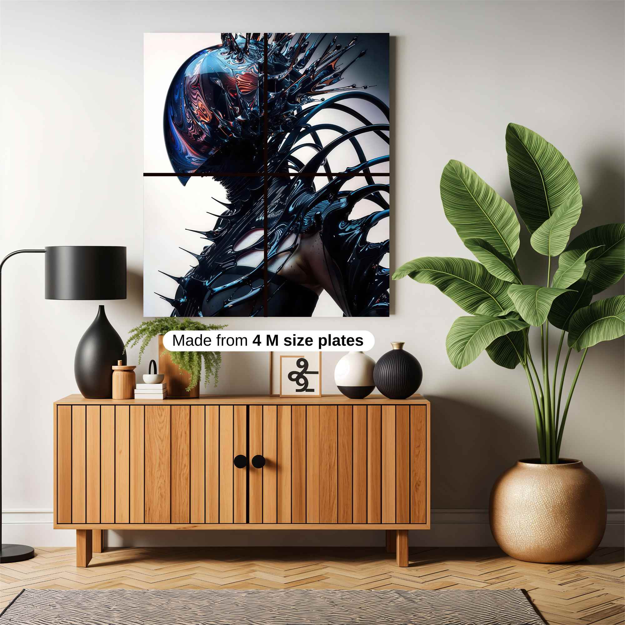 Santa Futuristic Safe Wall Magnetic / M