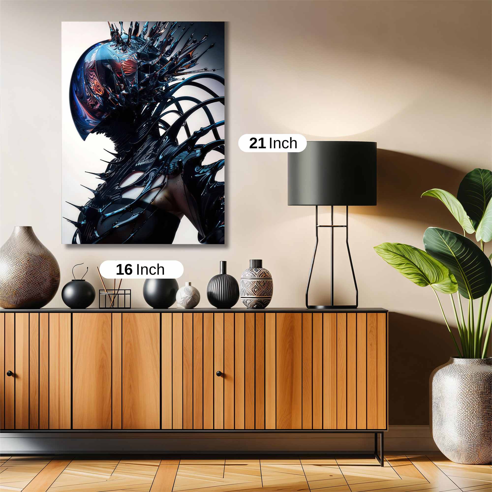 Santa Futuristic Safe Wall Magnetic / M