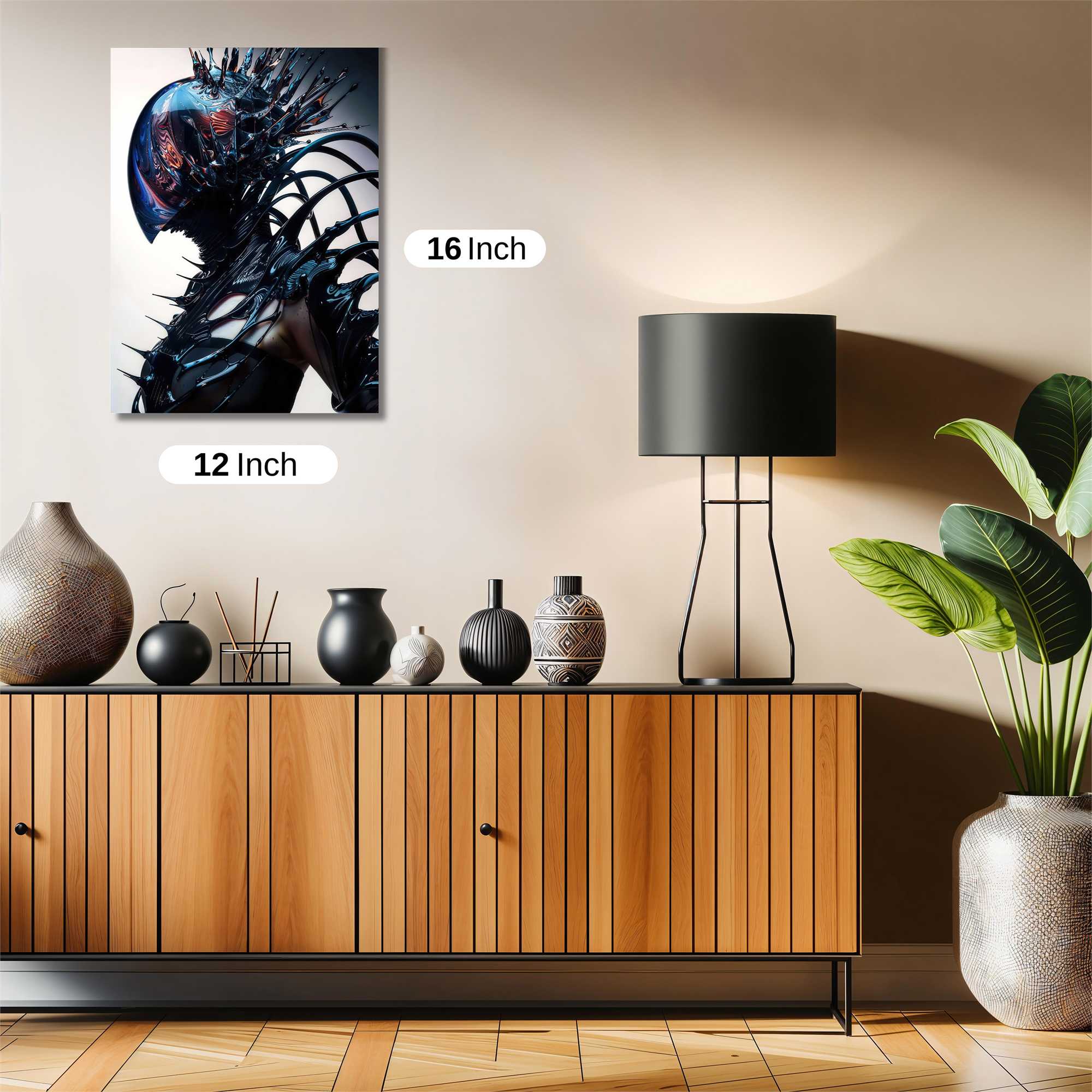 Santa Futuristic Safe Wall Magnetic / M