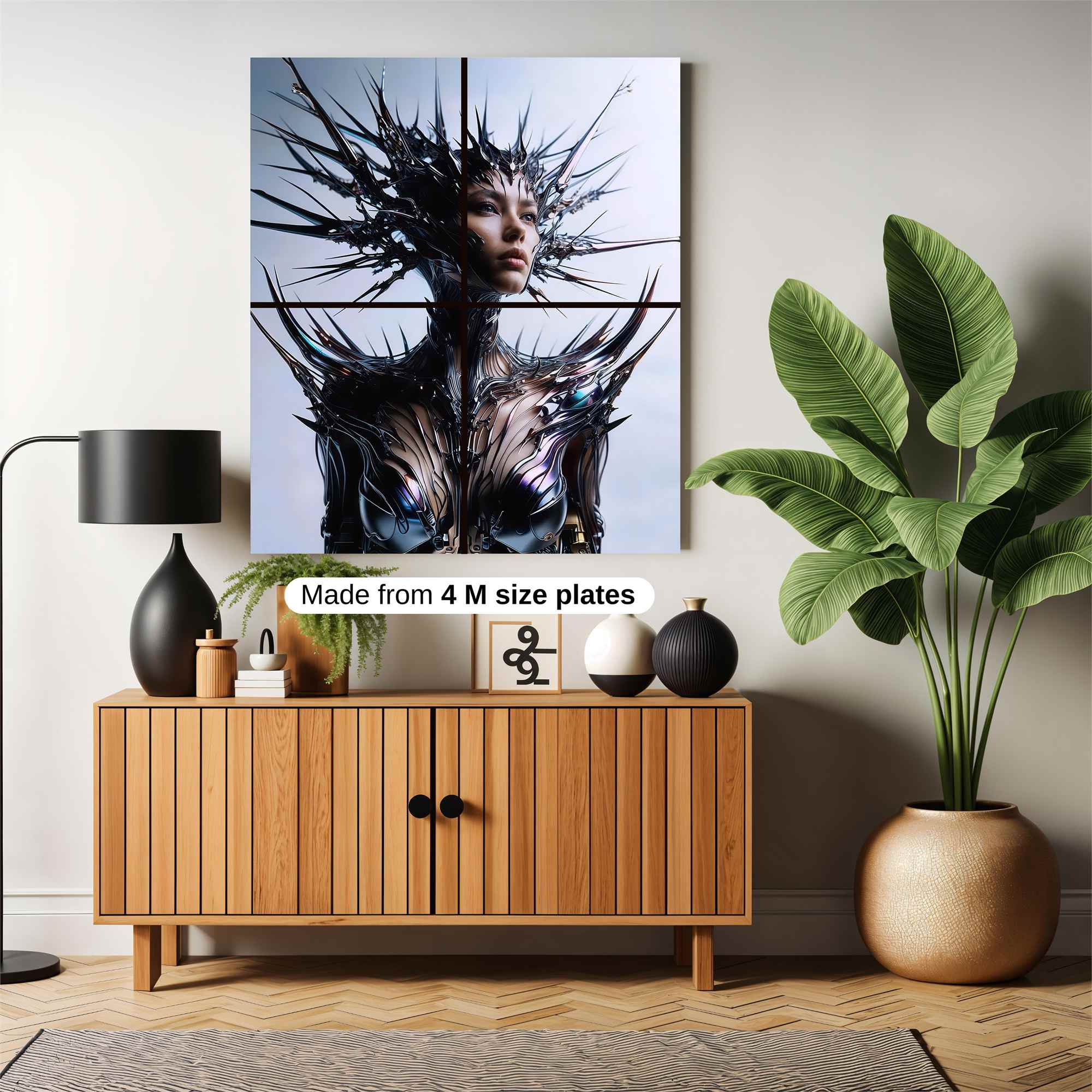 Santa Groovy Safe Wall Magnetic / M