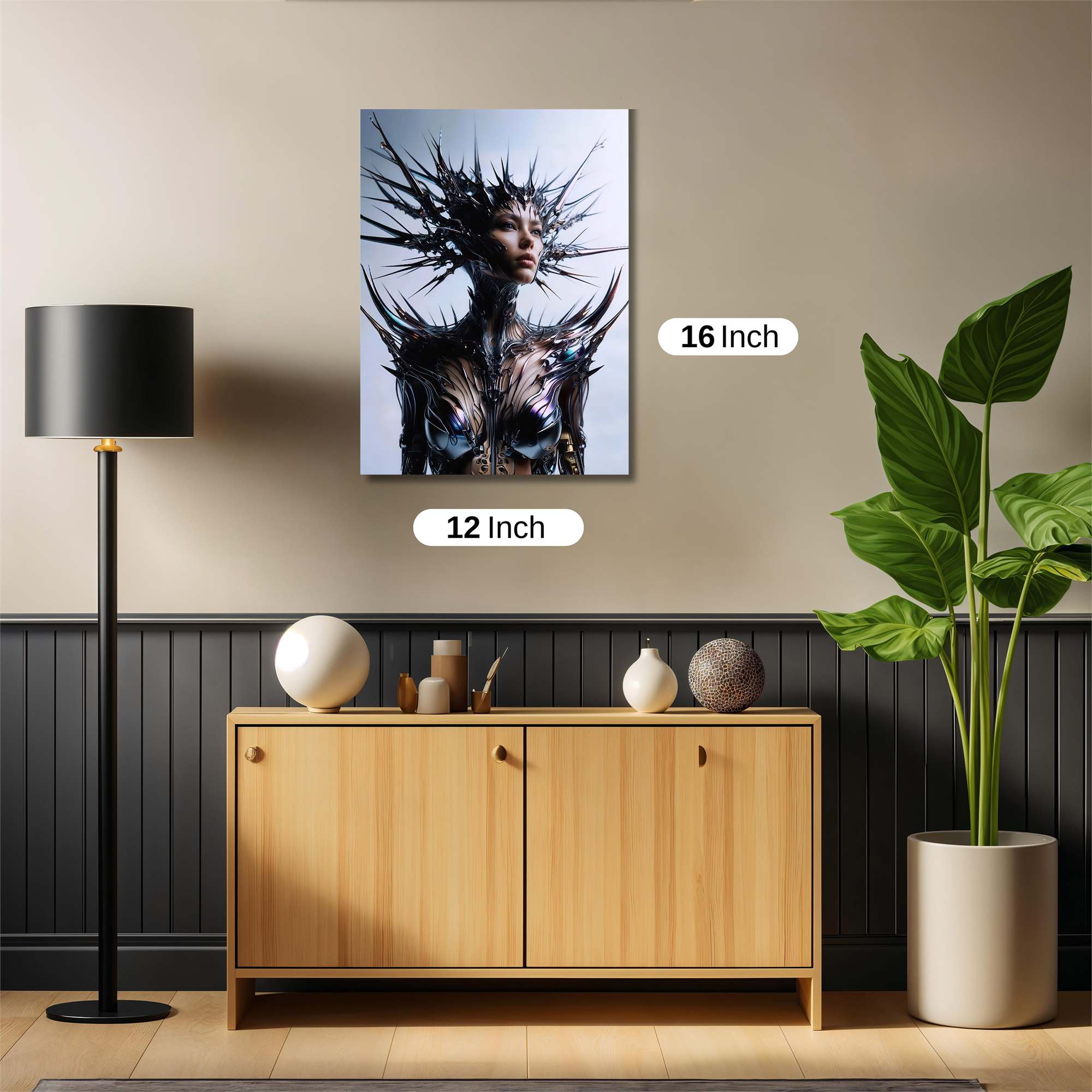 Santa Groovy Safe Wall Magnetic / M