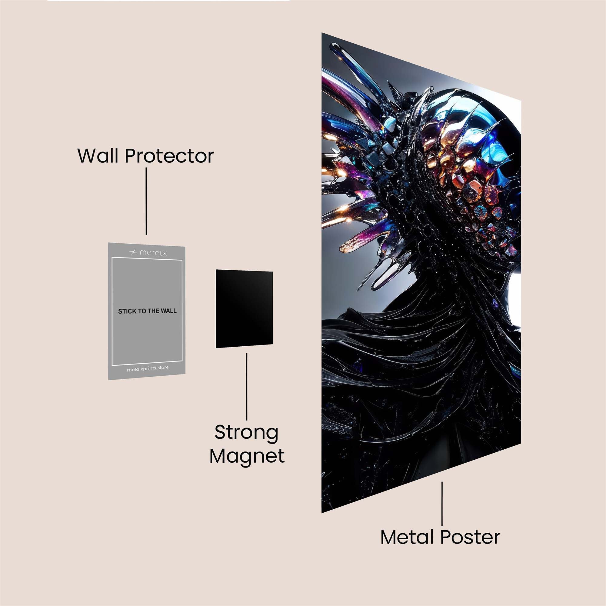 Zeus Enraged Safe Wall Magnetic / M
