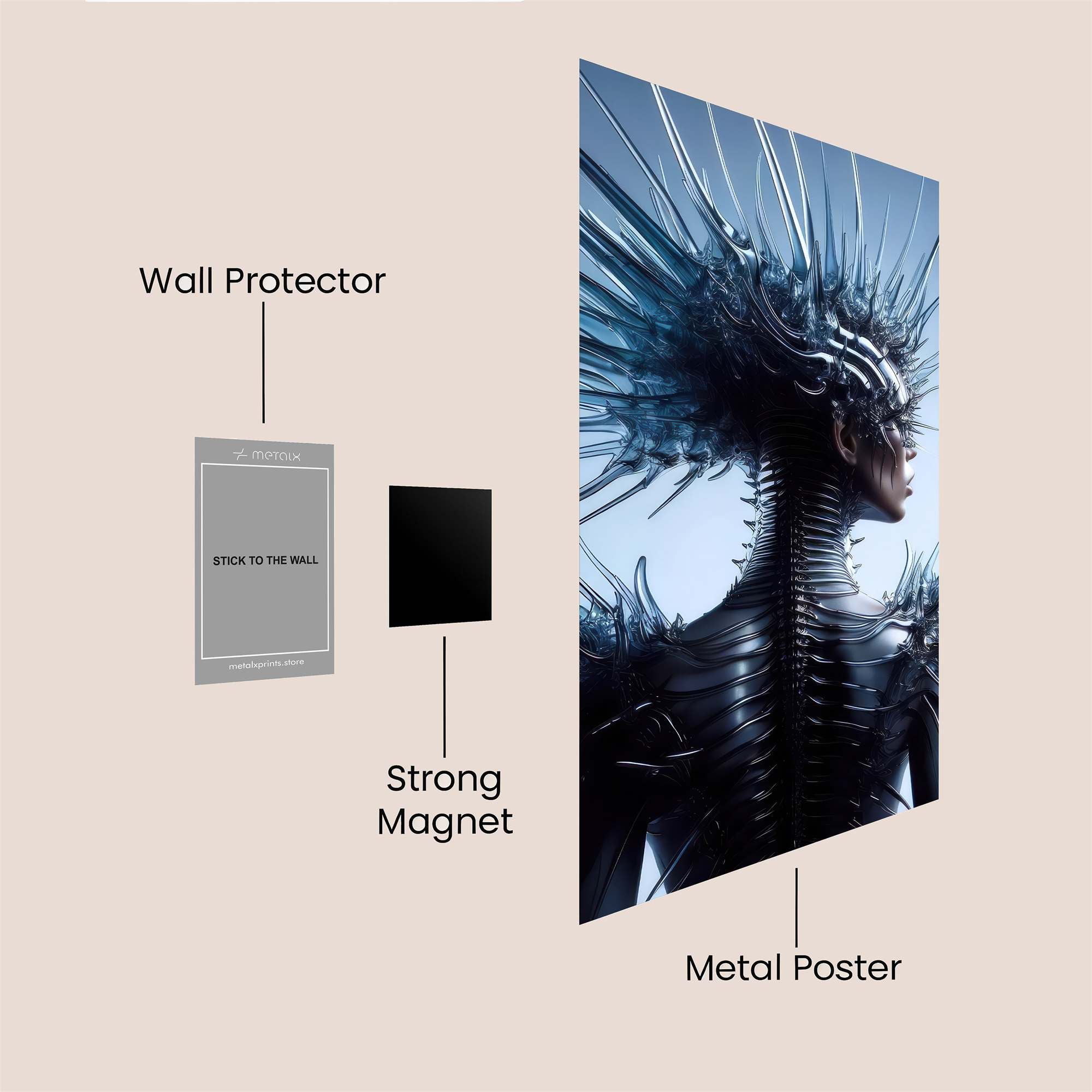 Zeus Unleashed Safe Wall Magnetic / M