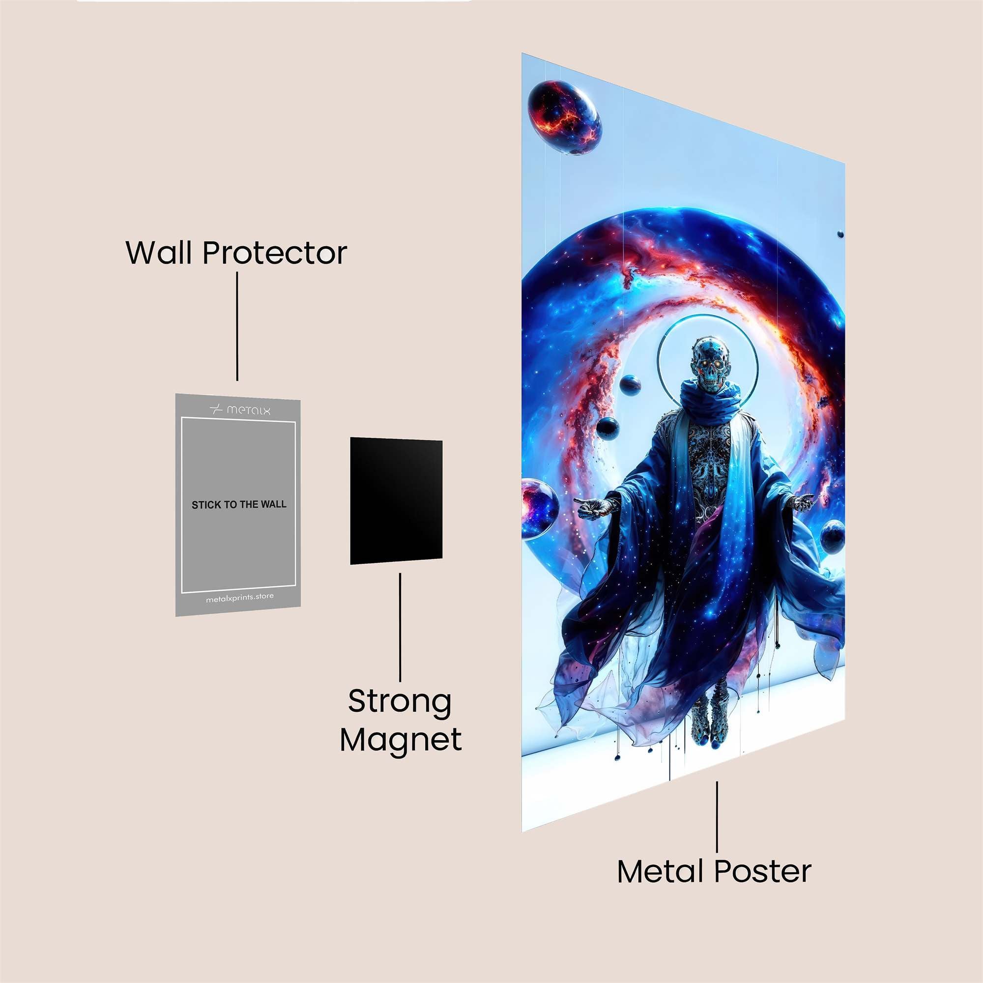 Zeus Unleashed Safe Wall Magnetic / M