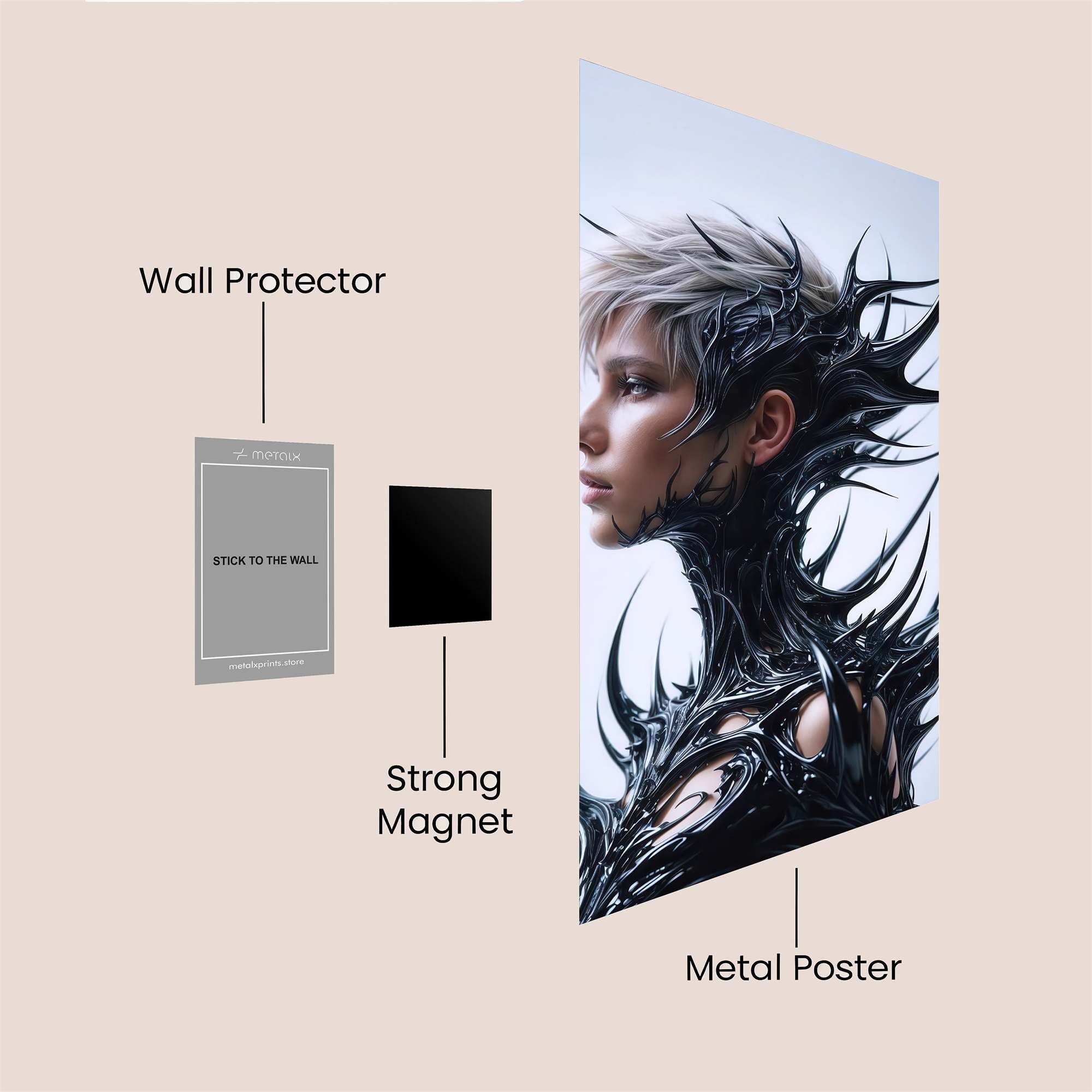 Mecha Majesty Safe Wall Magnetic / M