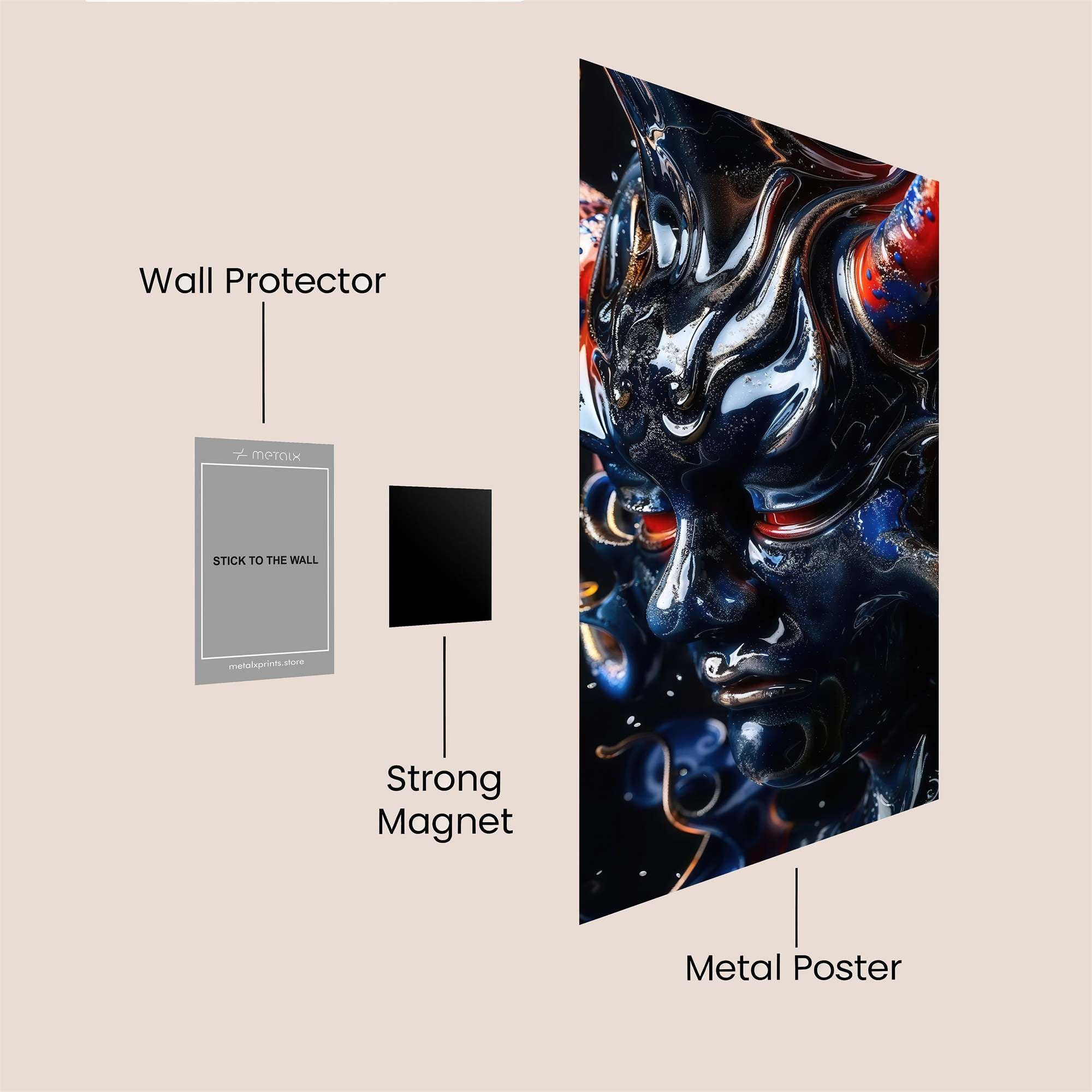 Santa Cosmic Safe Wall Magnetic / M