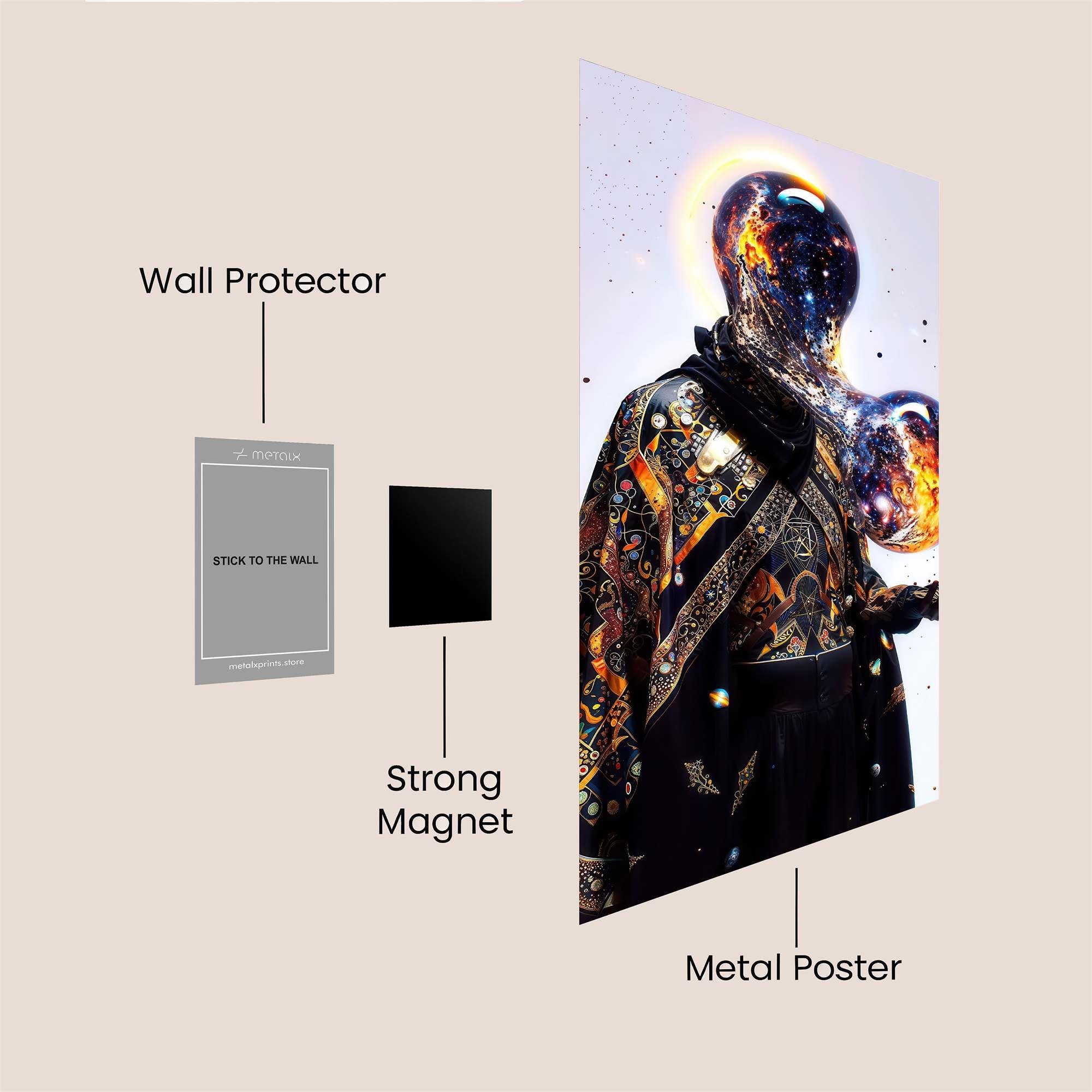 Odin Enflamed Safe Wall Magnetic / M