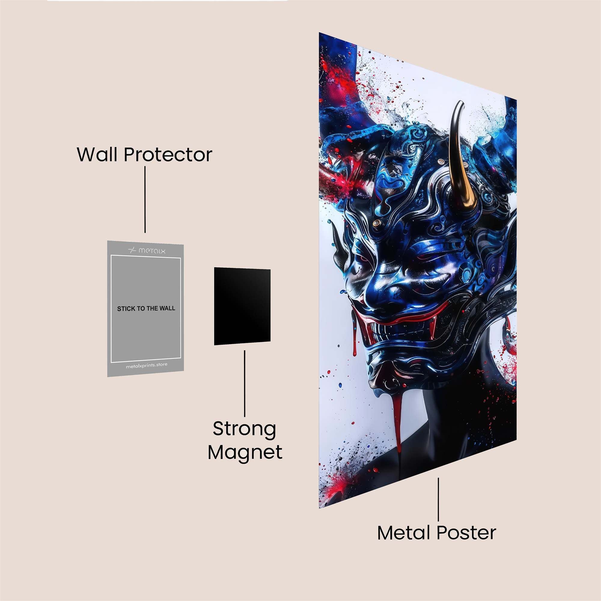 Poseidon Radiant Safe Wall Magnetic / M