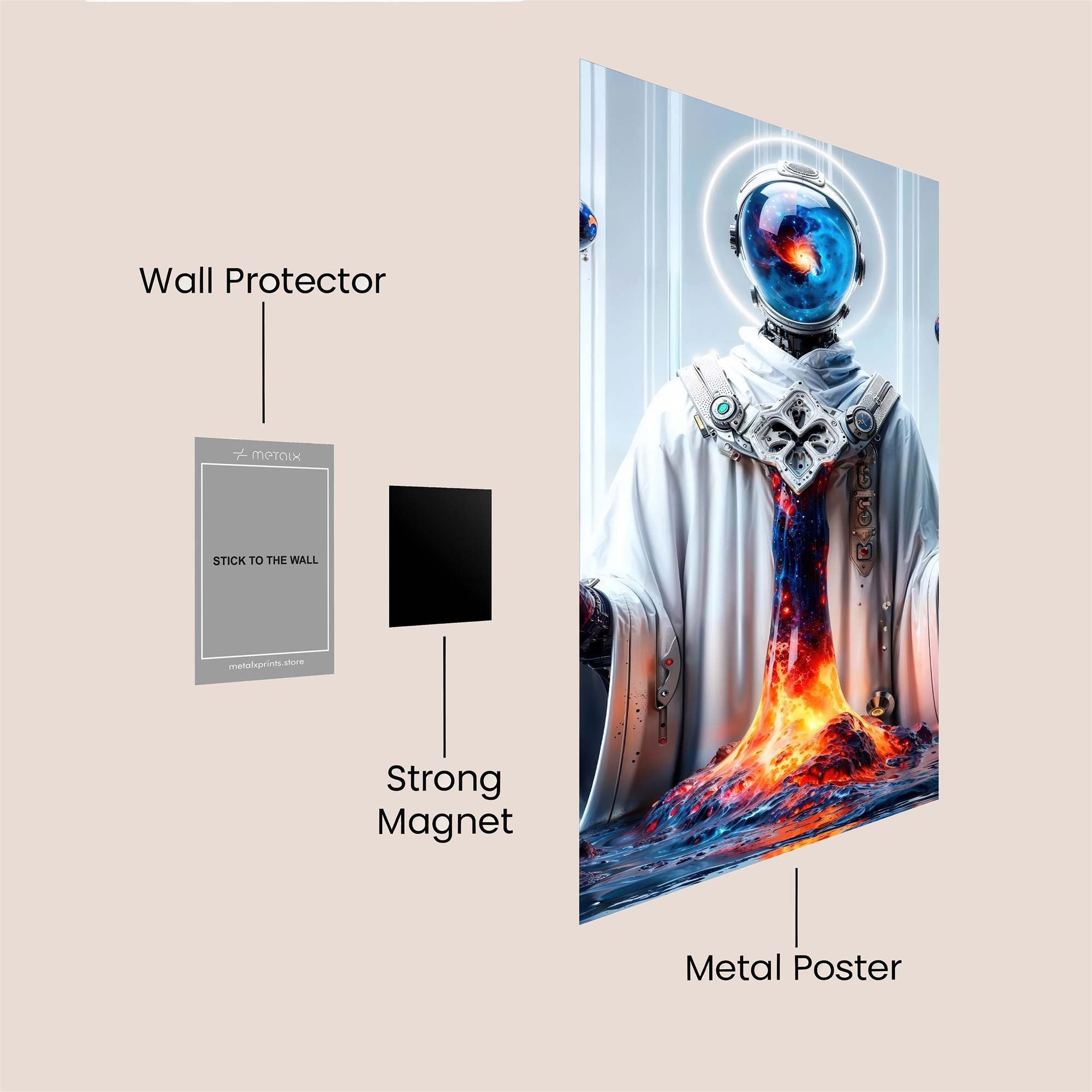 Boba Regal Safe Wall Magnetic / M