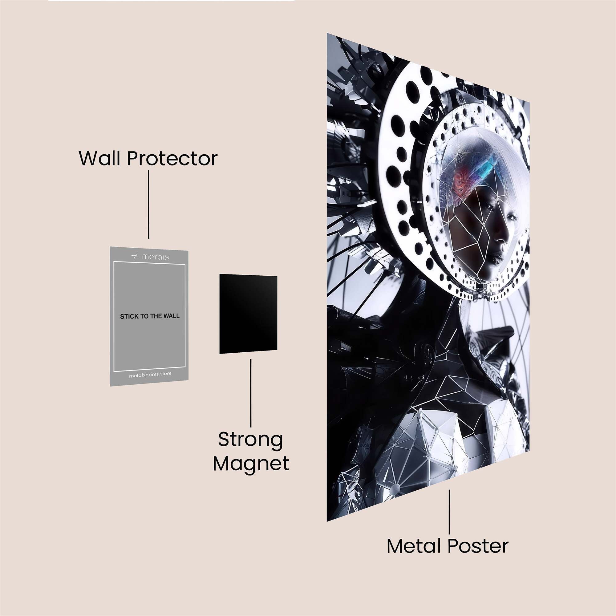 Timekeeper Enigma Safe Wall Magnetic / M