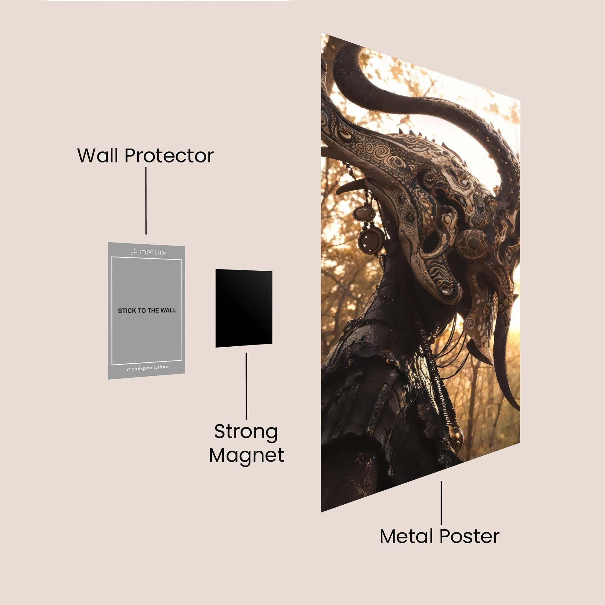 Wolf Enigma Safe Wall Magnetic / M