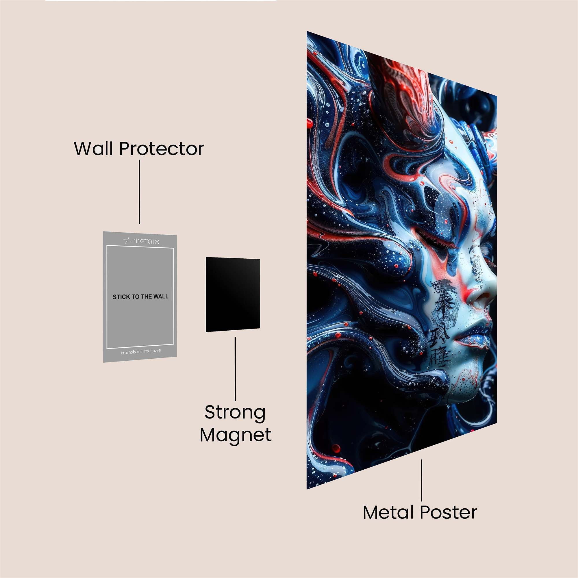 Mandalorian Majestic Safe Wall Magnetic / M